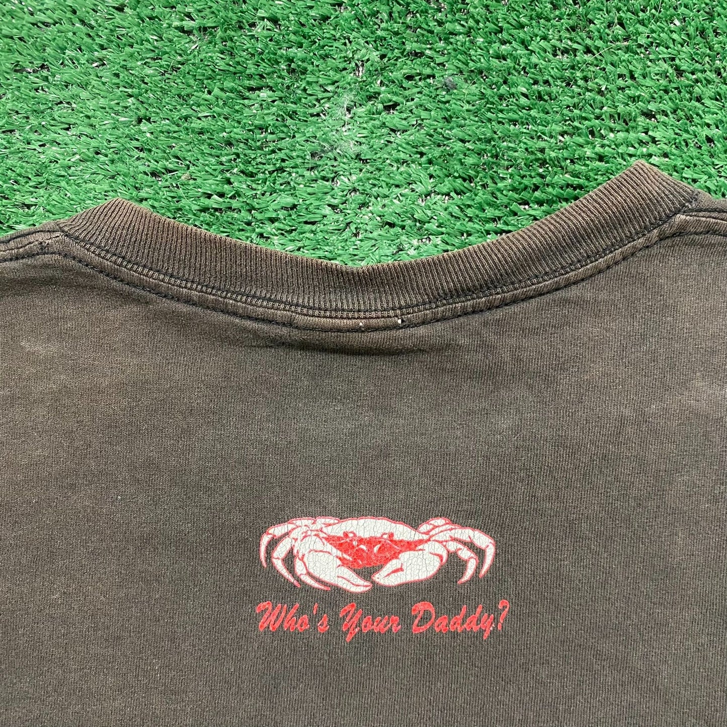 Vintage 90s Big Daddy's Crab Shack Tourist Sun Faded Tee