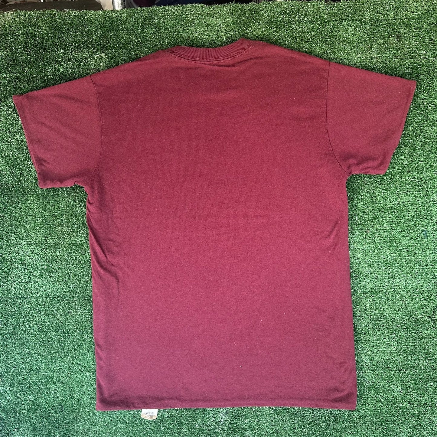 Vintage 90s Haverford School Reversible T-Shirt Preppy College Athletic Maroon M