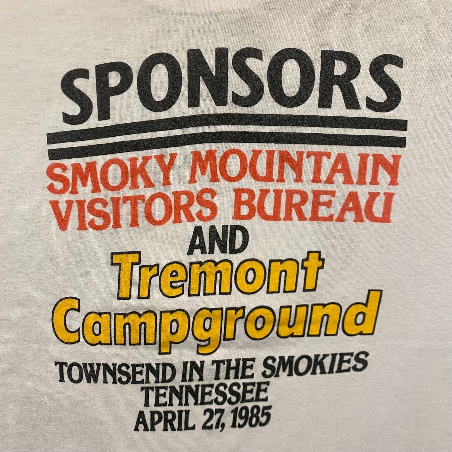 Vintage 80s Smoky Mountain Single Stitch Floral Nature Tee