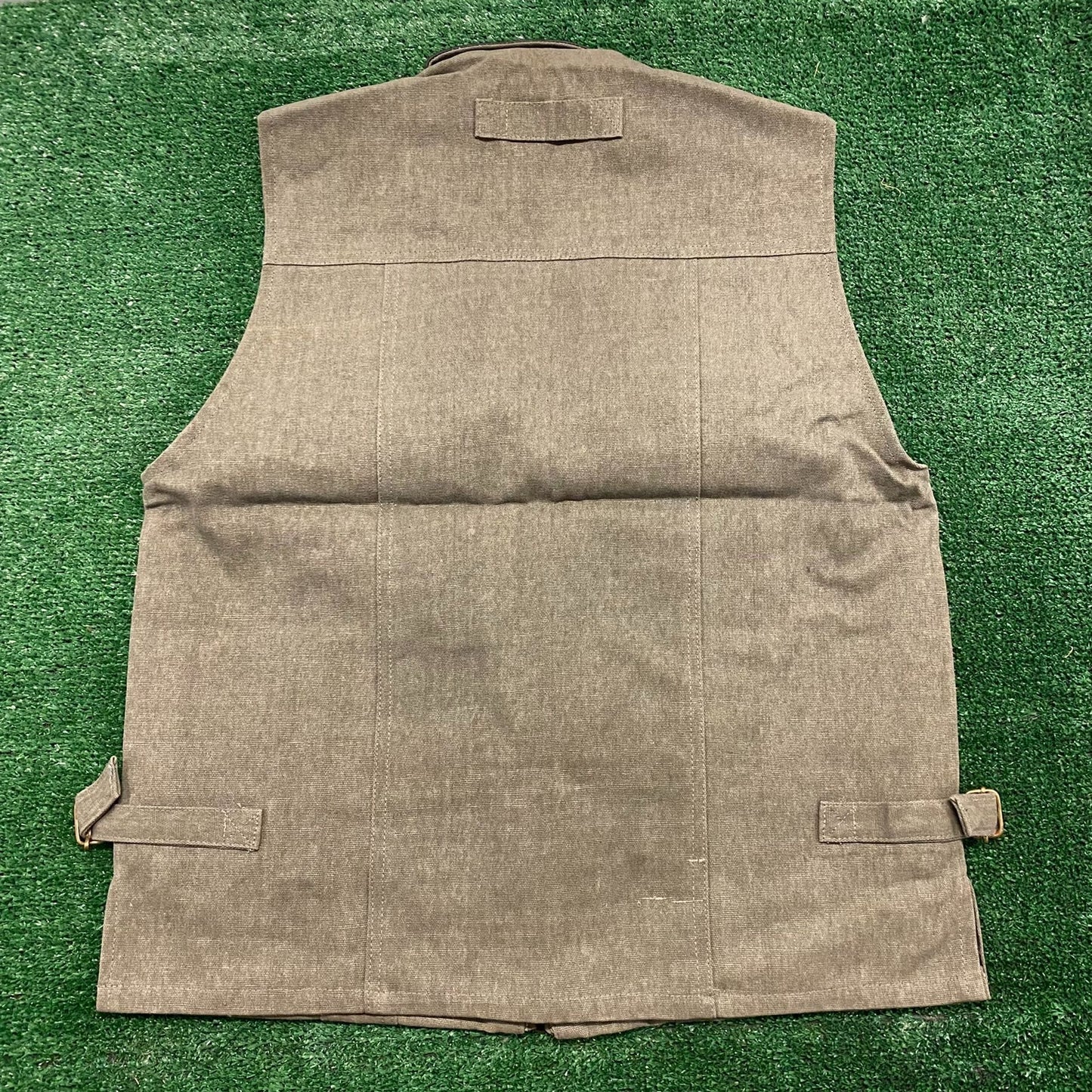 Gray Western Denim Cowboy Rancher Hunting Vest