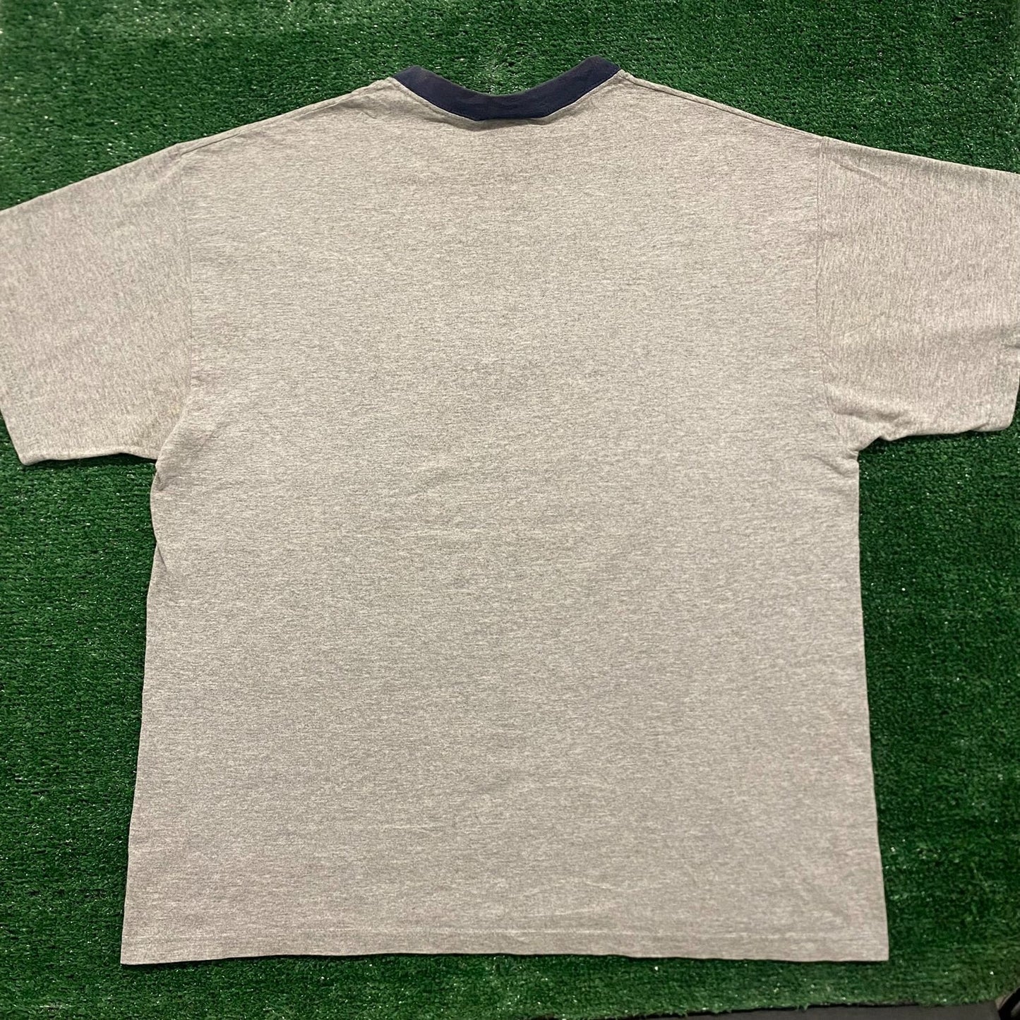 Vintage Y2K Essential Baggy Walt Disney World Ringer T-Shirt