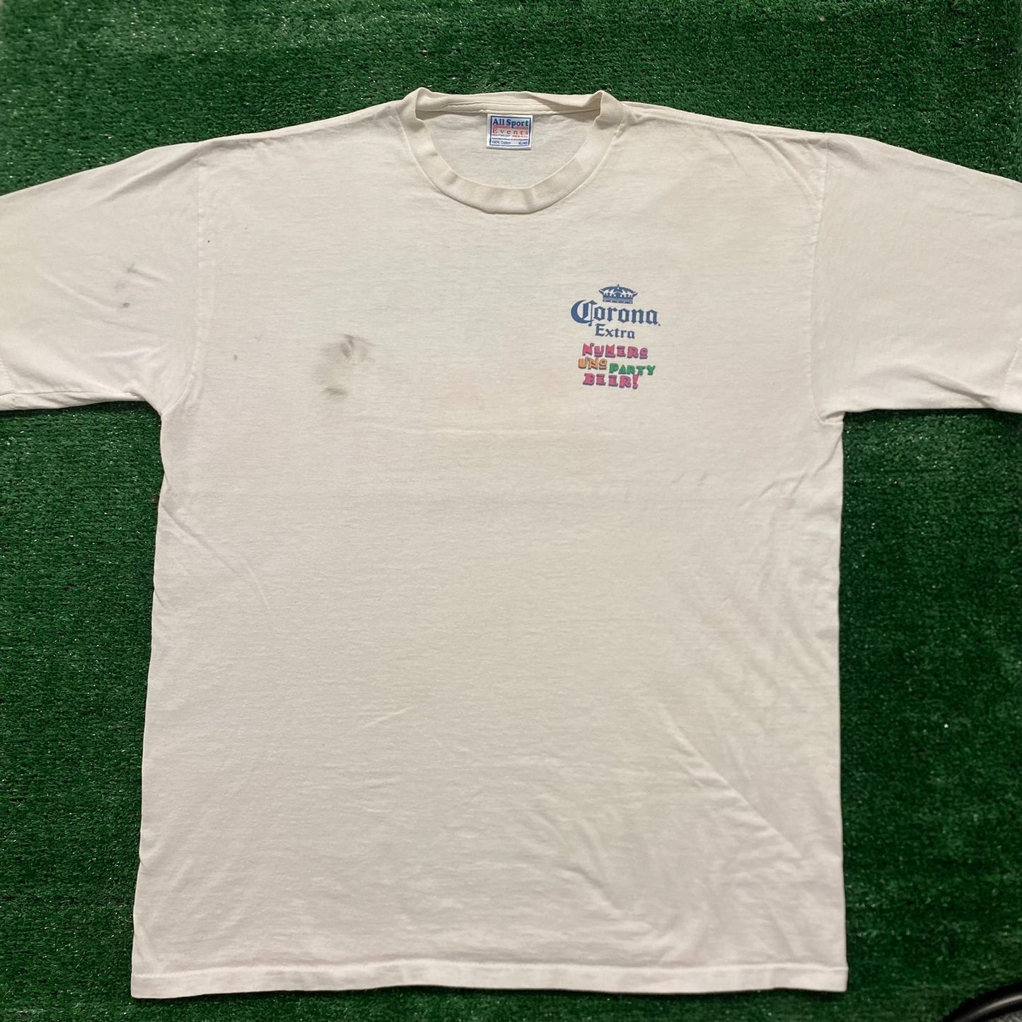 Vintage 90s Corona Beer Single Stitch Essential T-Shirt