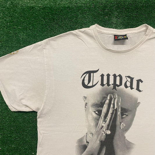 Vintage Y2K 2PAC Tupac Shakur Essential Rap Hip Hop Tee