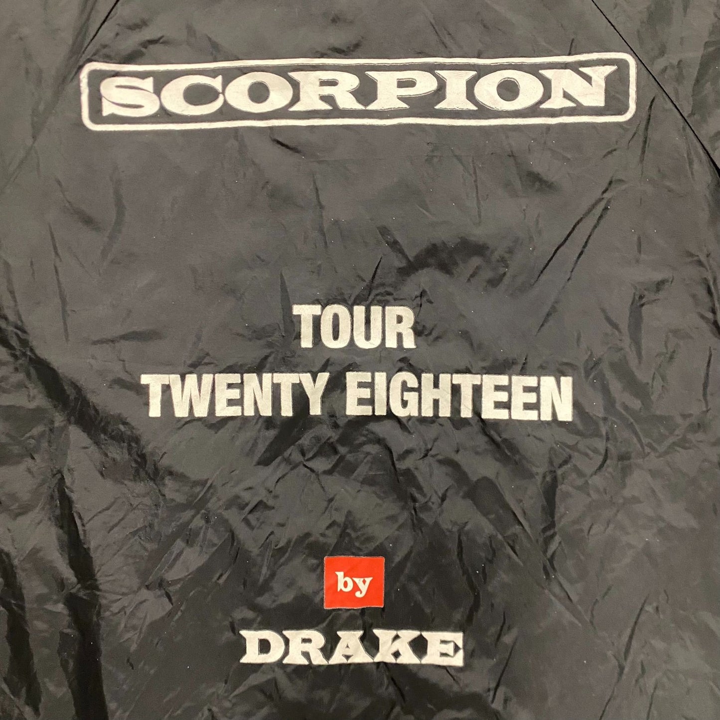Drake Scorpion Tour Promo OVO Rap Black Nylon Coach Jacket