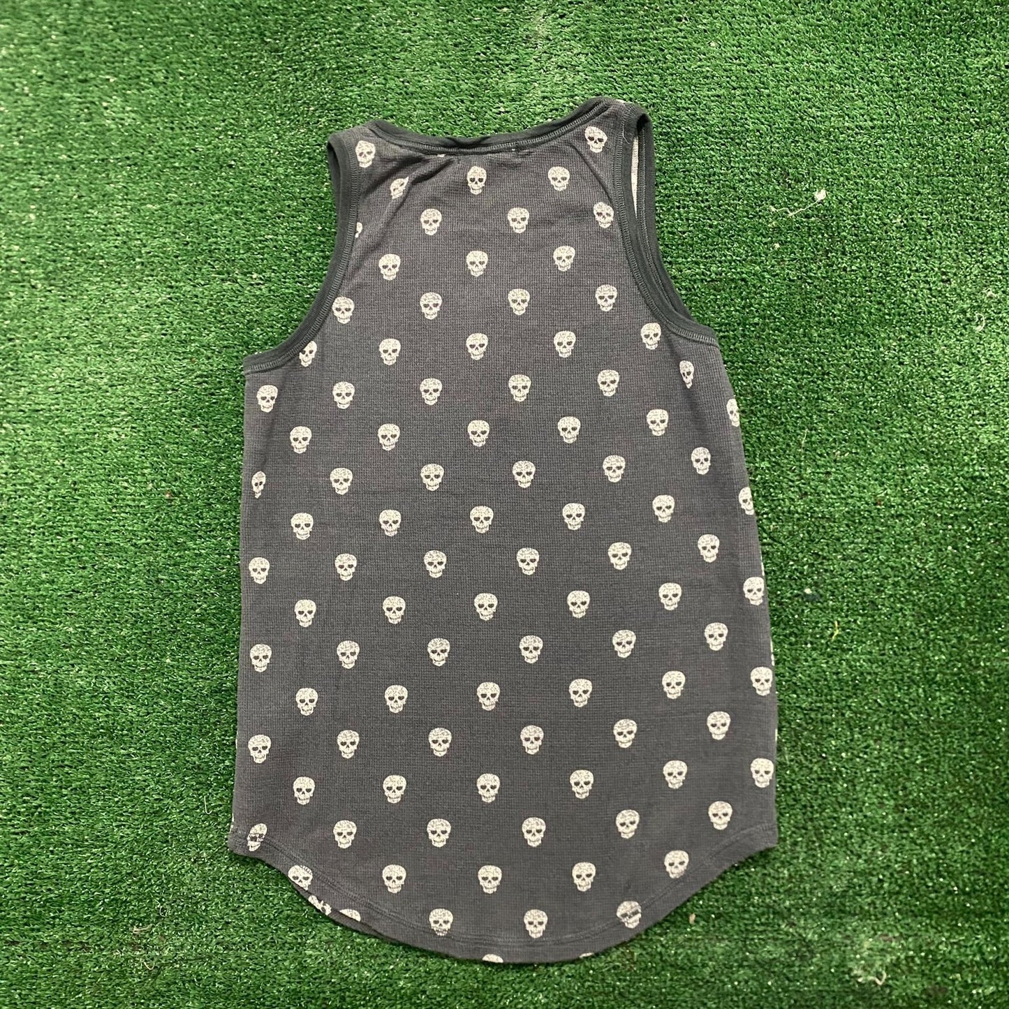 Vintage Y2K Skull Cyber Goth Emo Essential Punk Tank