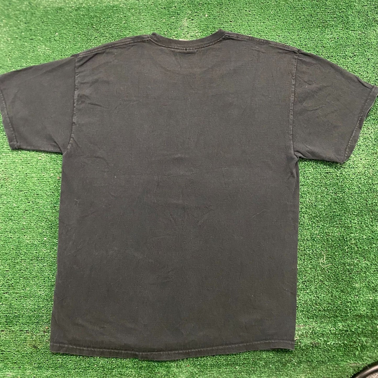 Vintage Y2K California Weed Peace 420 Stoner Sun Faded Tee