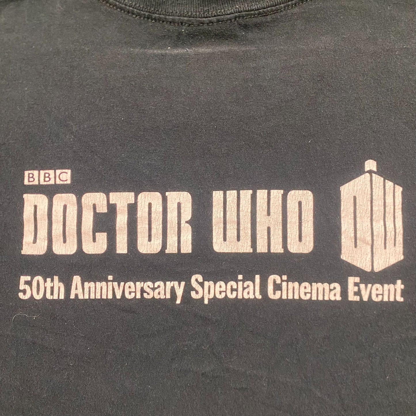 Vintage Y2K BBC Doctor Who 50th Anniversary Sci Fi TV Tee