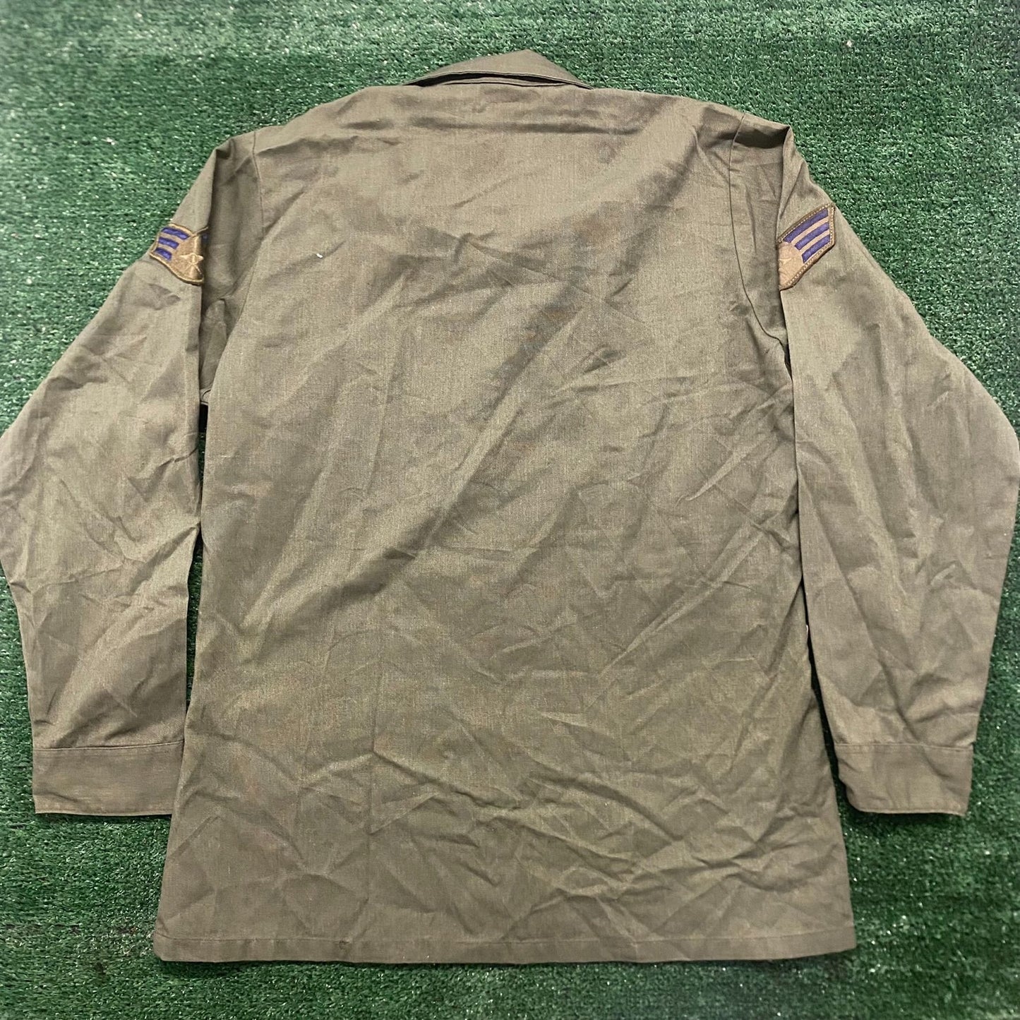 Vintage 90s US Air Force USAF Military Uniform Field Shirt