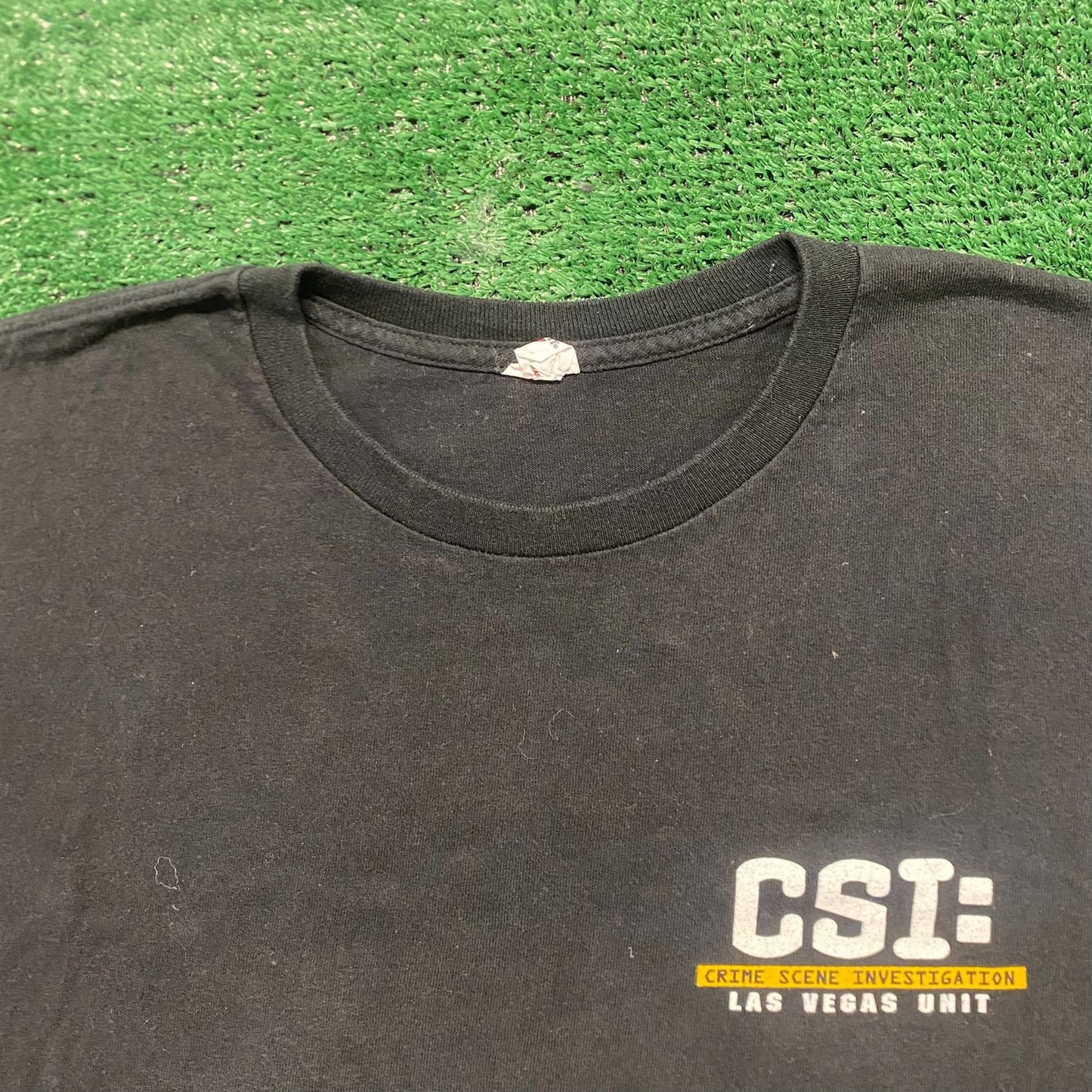Vintage Y2K Baggy CSI Las Vegas Crime Scene T-Shirt