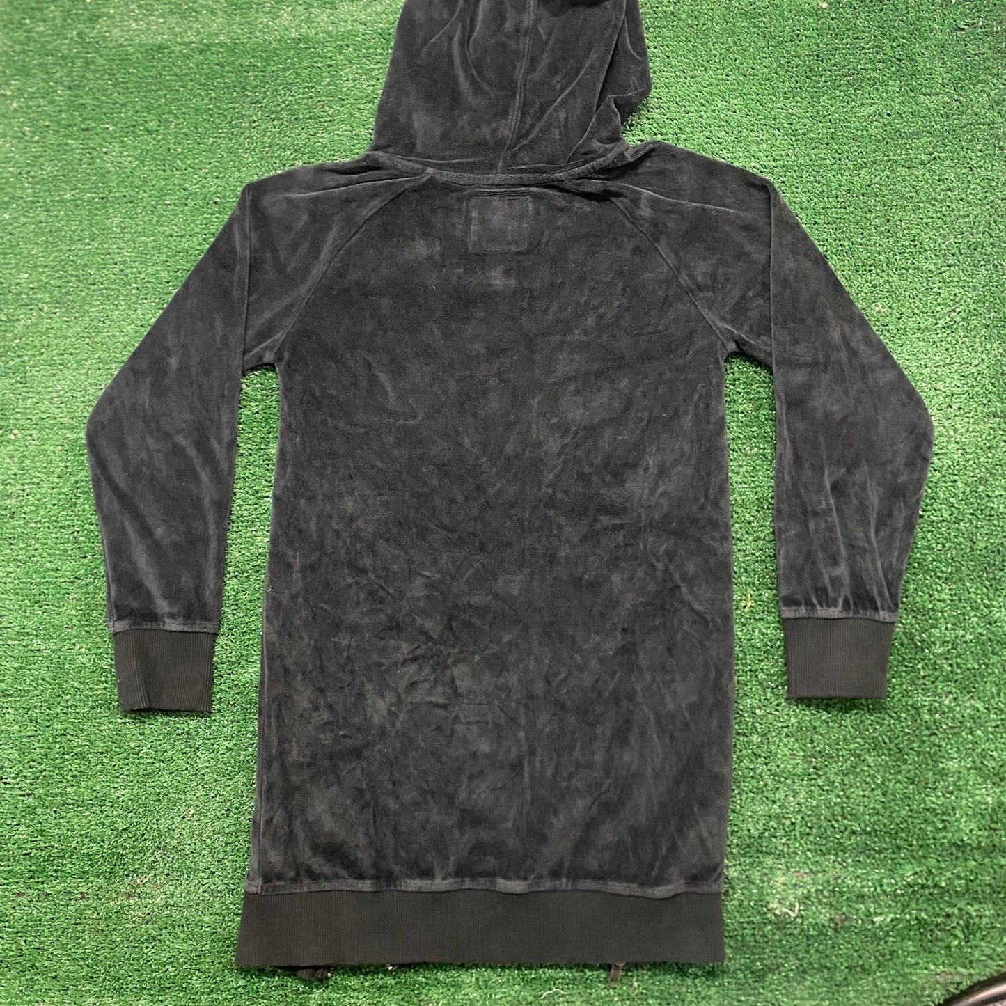 Vintage Y2K True Religion Velour Horseshoe Logo Hoodie