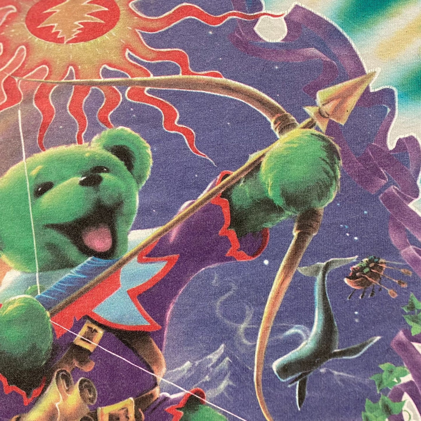 Vintage 90s Grateful Dead Saint Stephen Tie Dye Band Tee