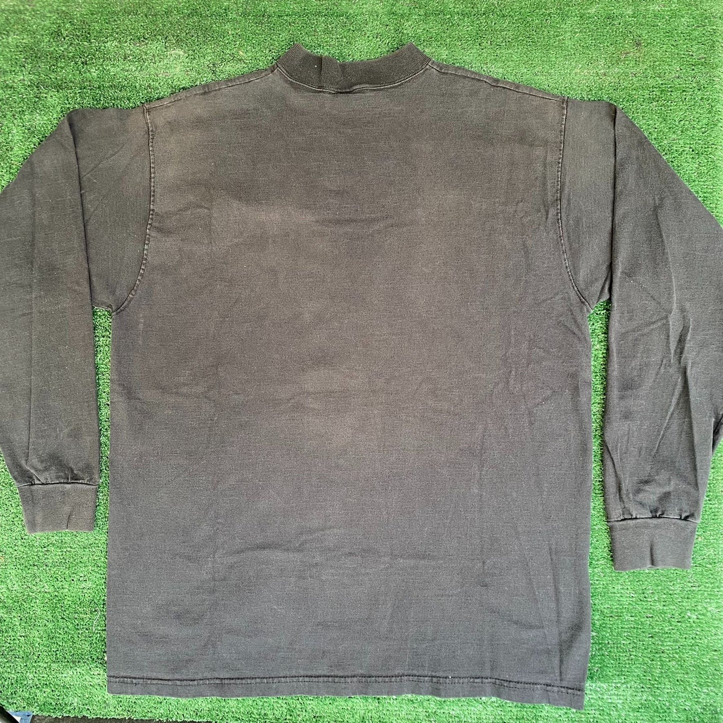 Vintage 90s Planet Hollywood Shirt Sun Faded Black Logo Tee