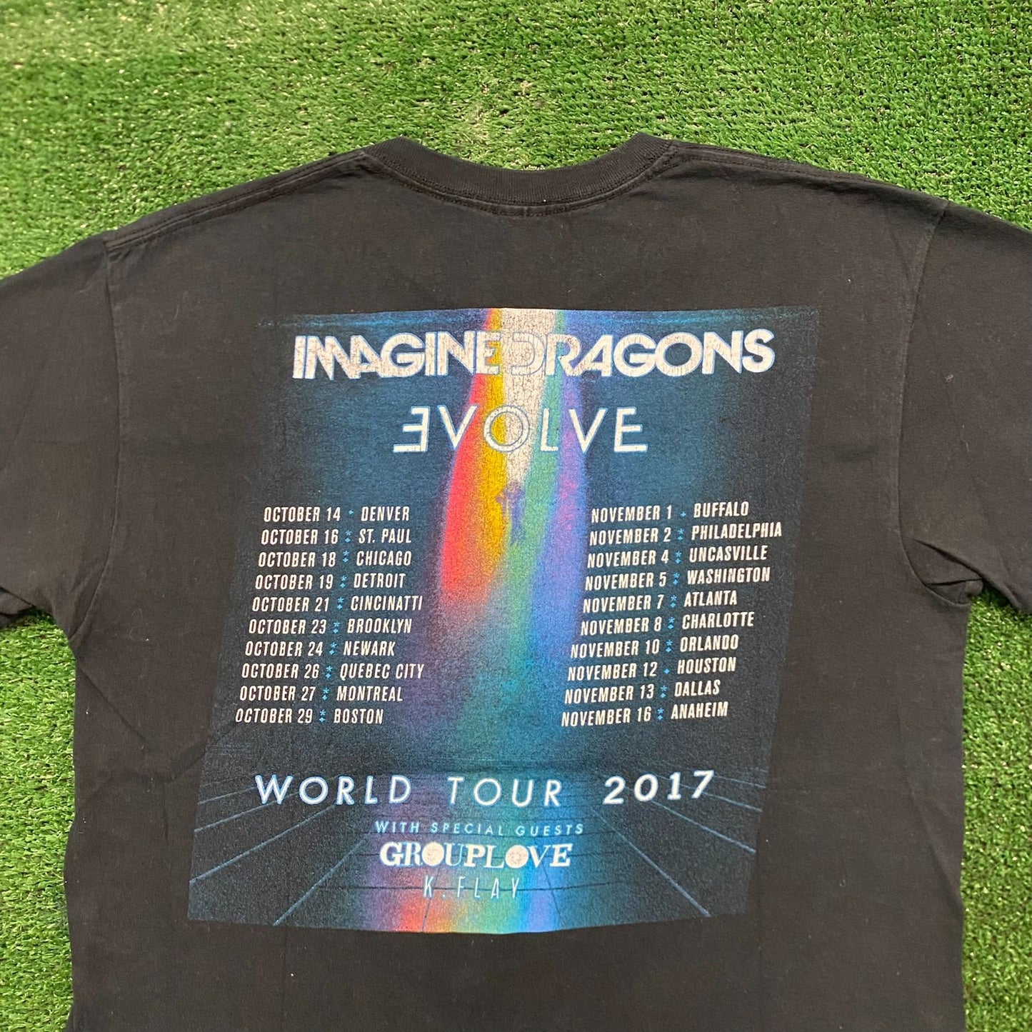 Imagine Dragons Evolve Vintage Pop Music Band T-Shirt
