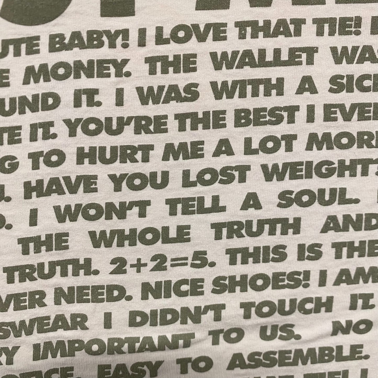 Vintage 90s Liar Liar Single Stitch Funny Movie Promo Tee