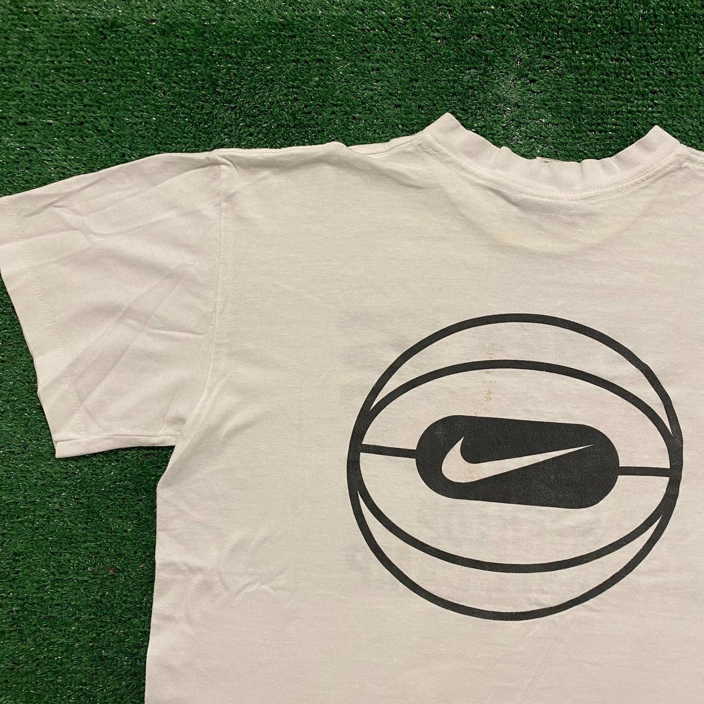 Vintage 90s Nike Camp Center Swoosh Single Stitch T-Shirt