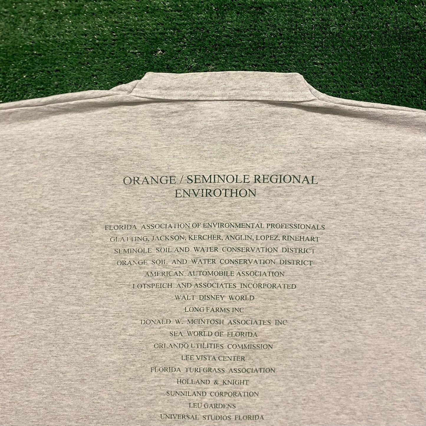 Orlando Animals Envirothon Vintage 90s Nature T-Shirt