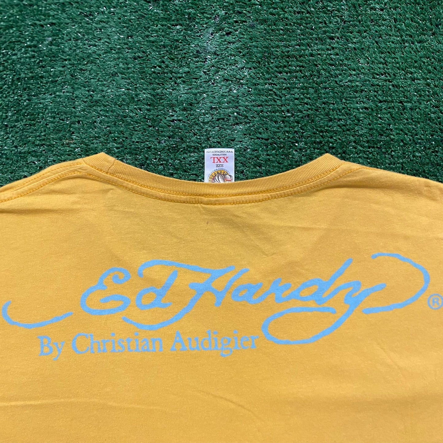 Vintage Y2K Ed Hardy Fish Tattoo Essential Baggy Punk Tee