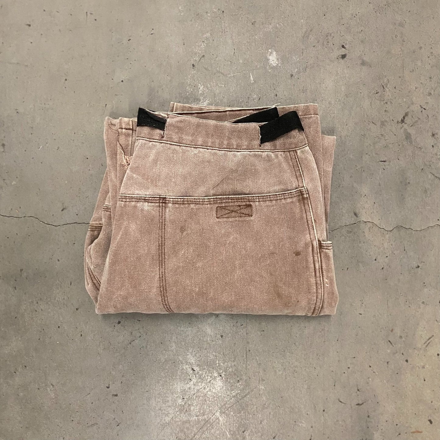 Vintage Y2K Double Knee Denim Essential Faded Work Jeans