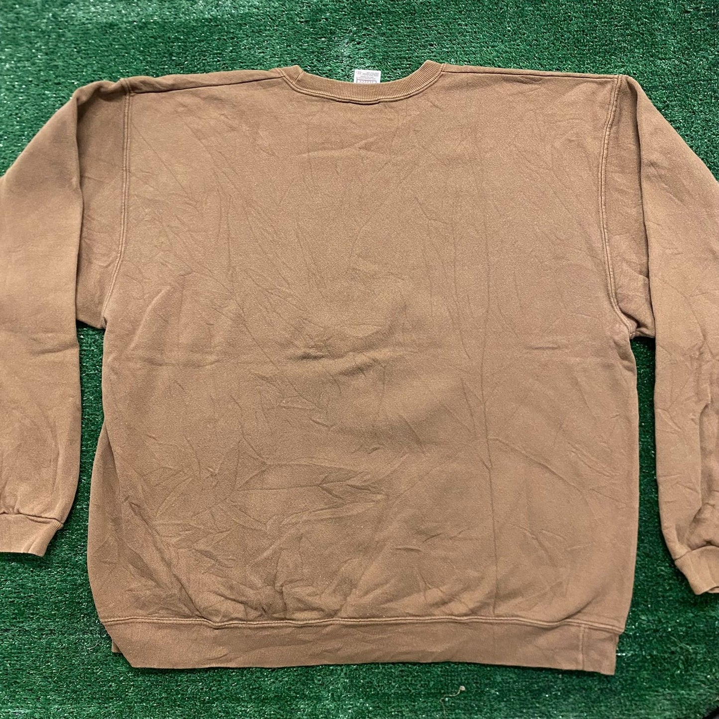 Vintage 90s Alaska Nature Art Tonal Baggy Animals Sweatshirt