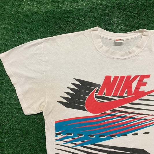 Vintage 90s Nike Swoosh Logo Single Stitch Essential T-Shirt
