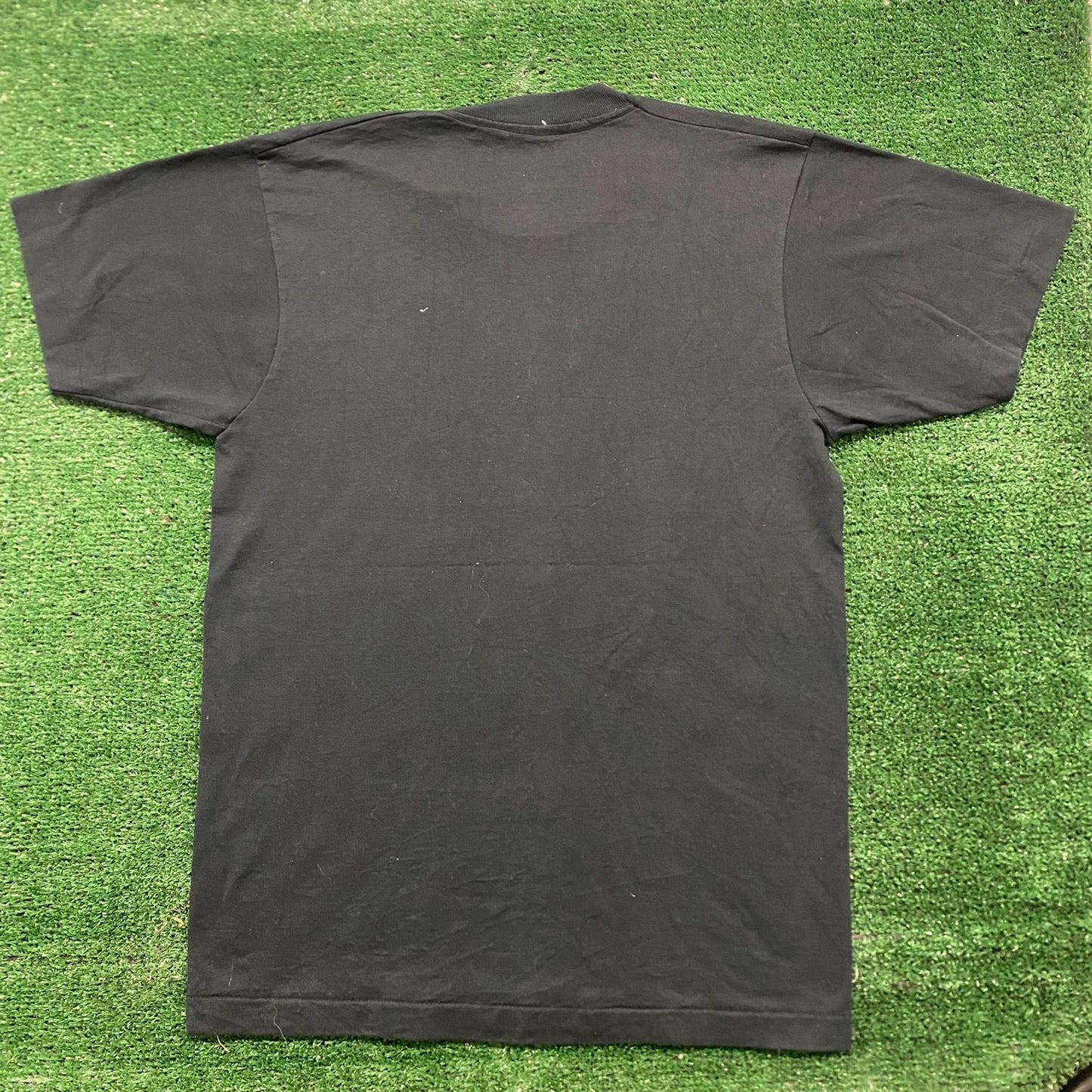 Vintage 80s Mid Life Crisis Neon Funny Single Stitch Tee