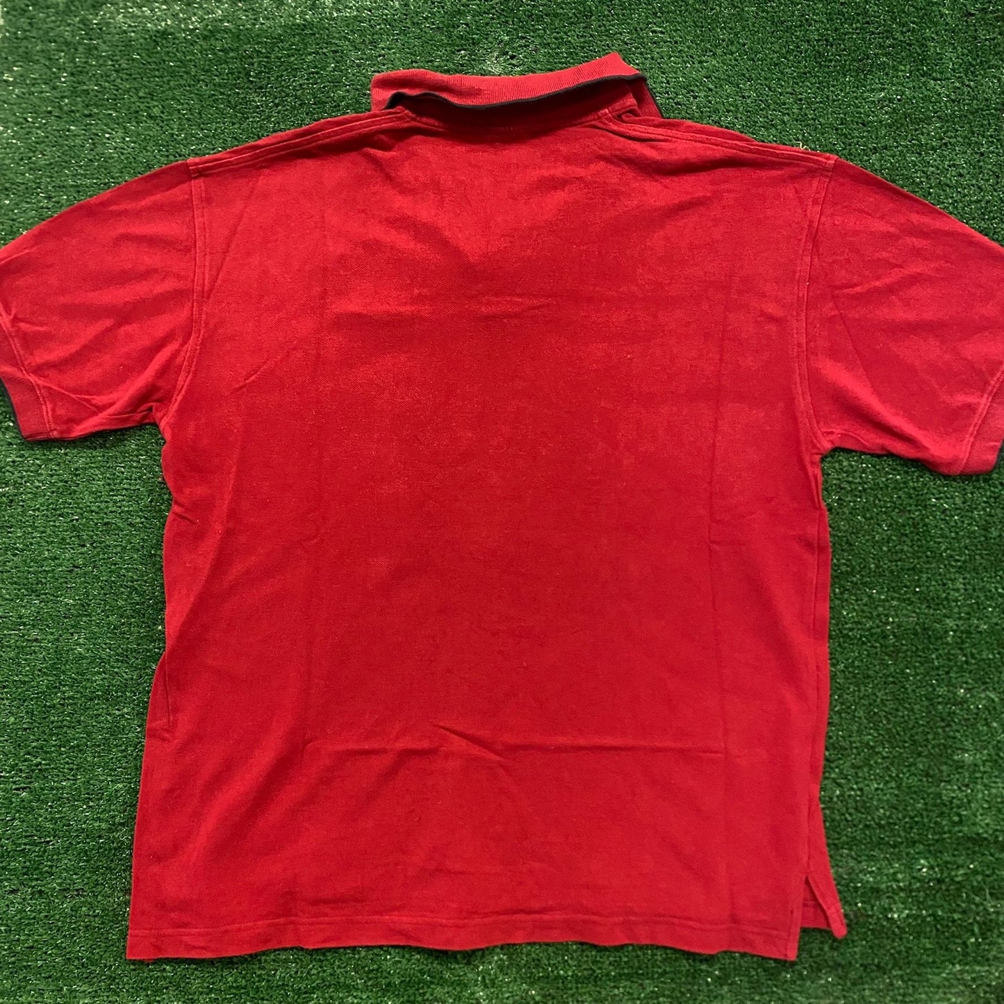 Vintage Y2K Looney Tunes Taz Cartoon Sports Polo Shirt