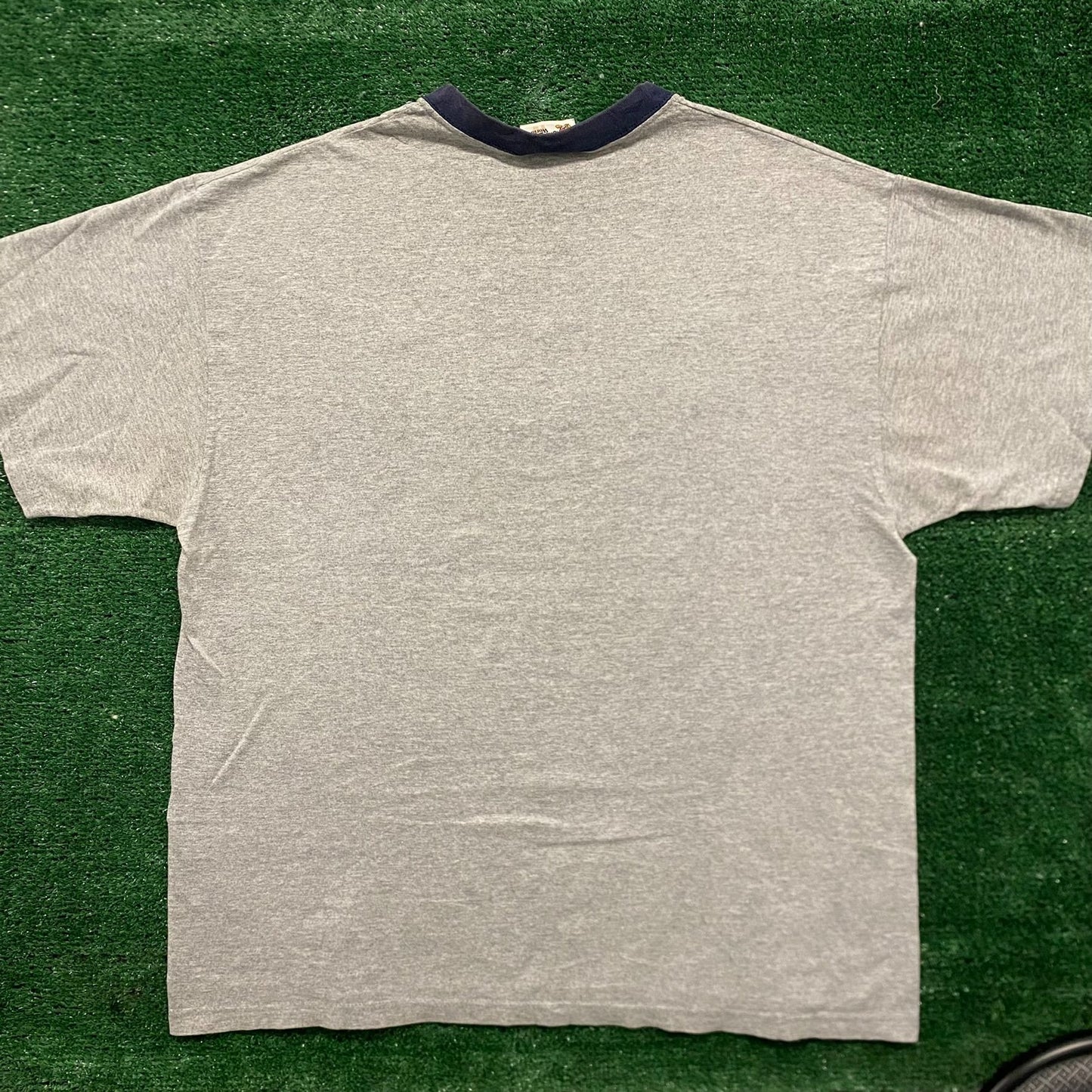 Vintage 90s Disney World Shirt Embroidered Logo Ringer Tee