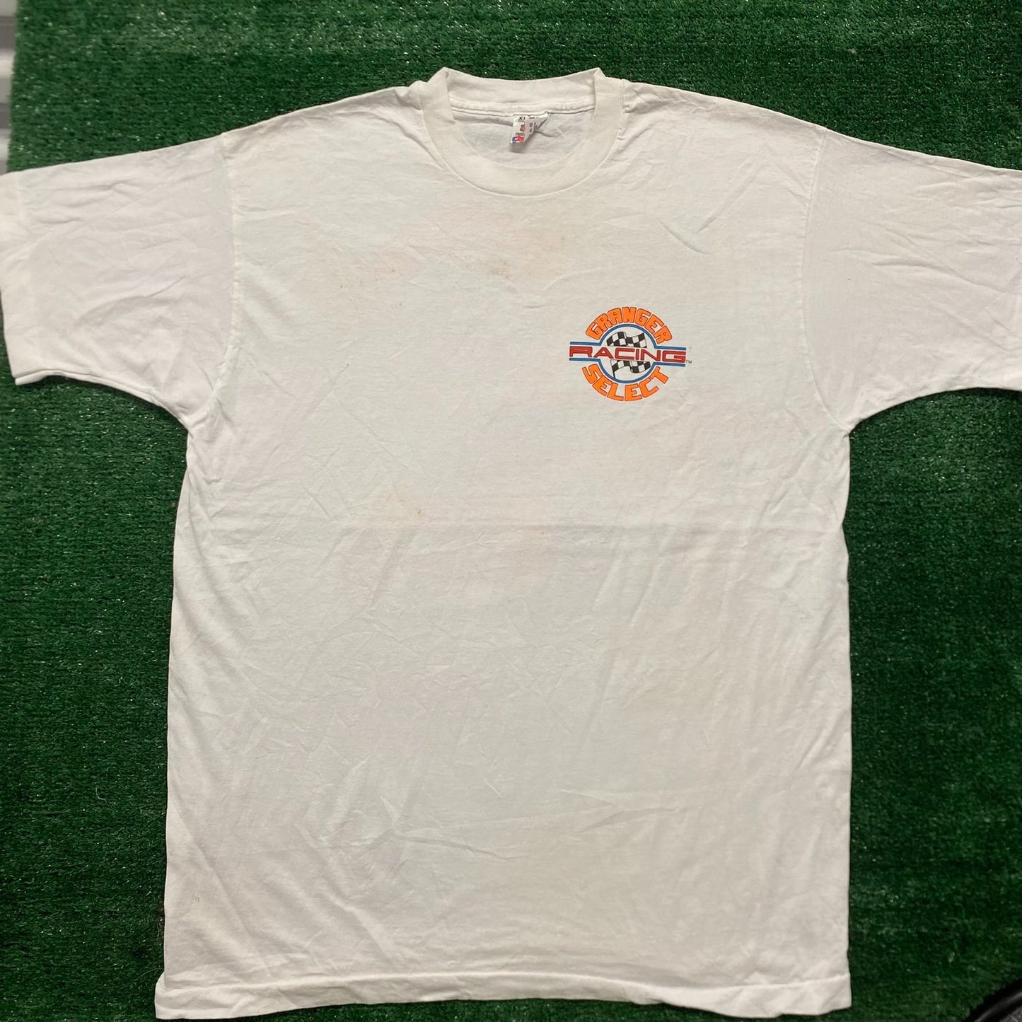 Vintage 90s Granger Racing Single Stitch Baggy Cars Tee