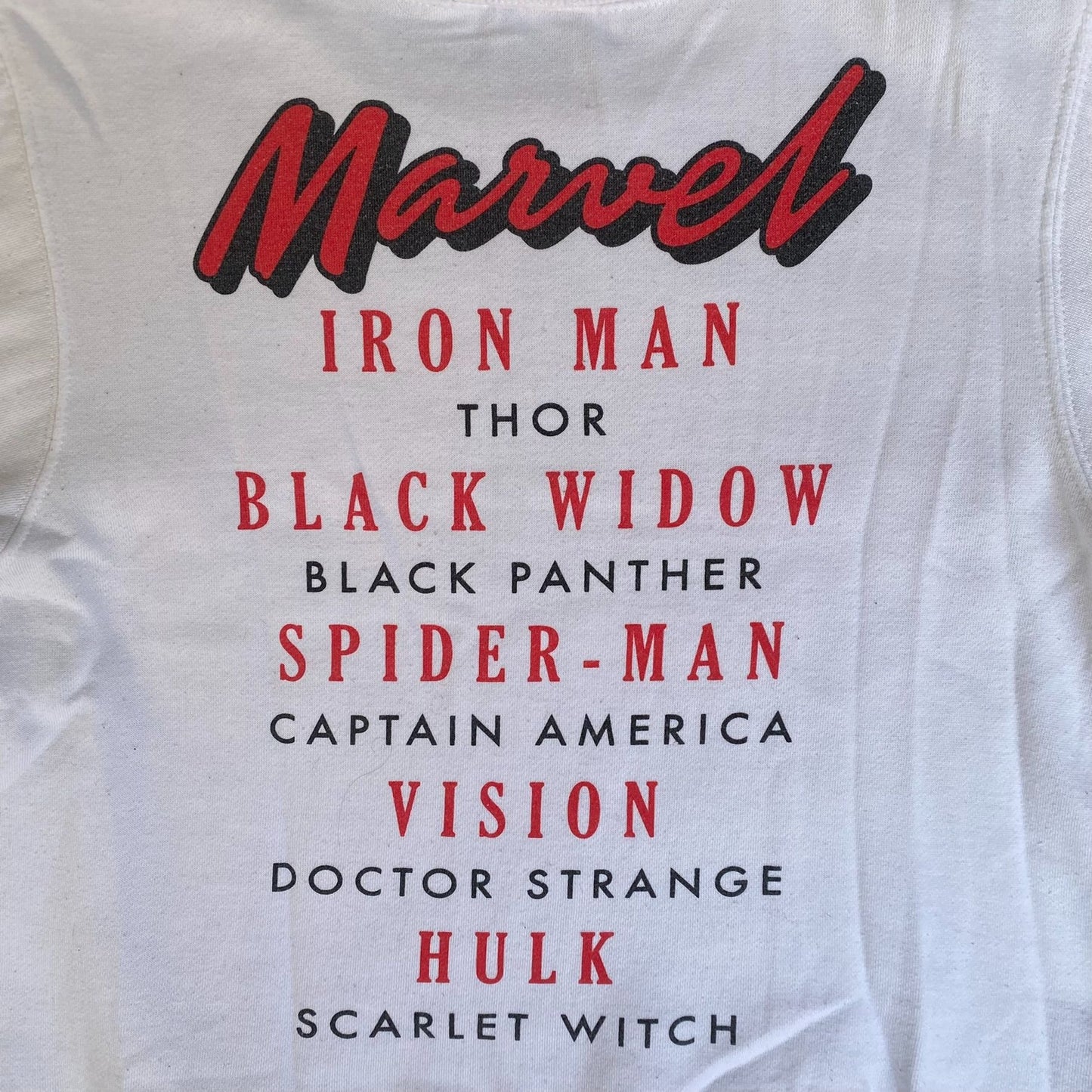 Vintage Y2K Marvel Comics Sweatshirt Crop Top Logo Crewneck