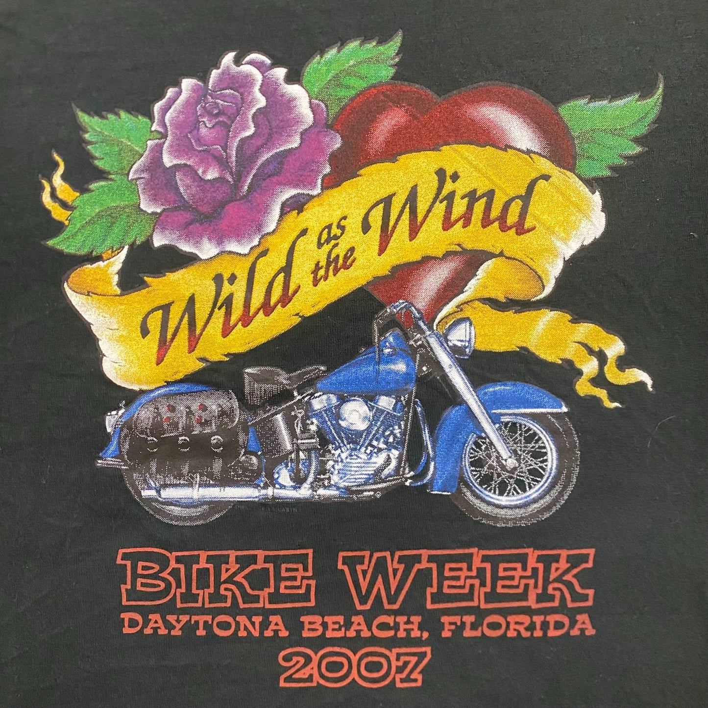Vintage Y2K Daytona Bike Week Tattoo Choppers Punk Biker Tee