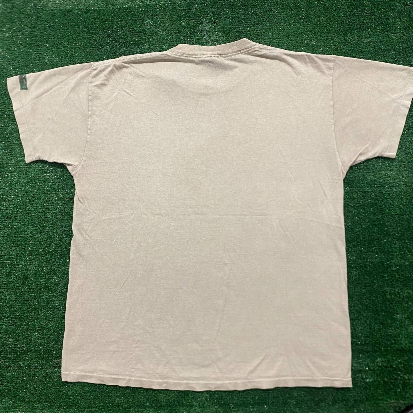 Vintage 90s Elephant Nature Art Essential Single Stitch Tee