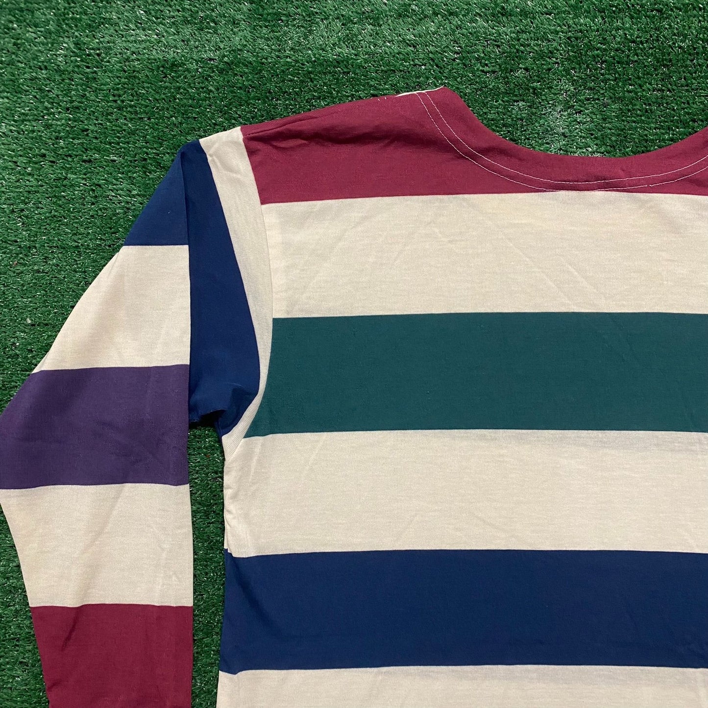 Vintage 90s Striped Grunge Indie Essential Long Sleeve Tee