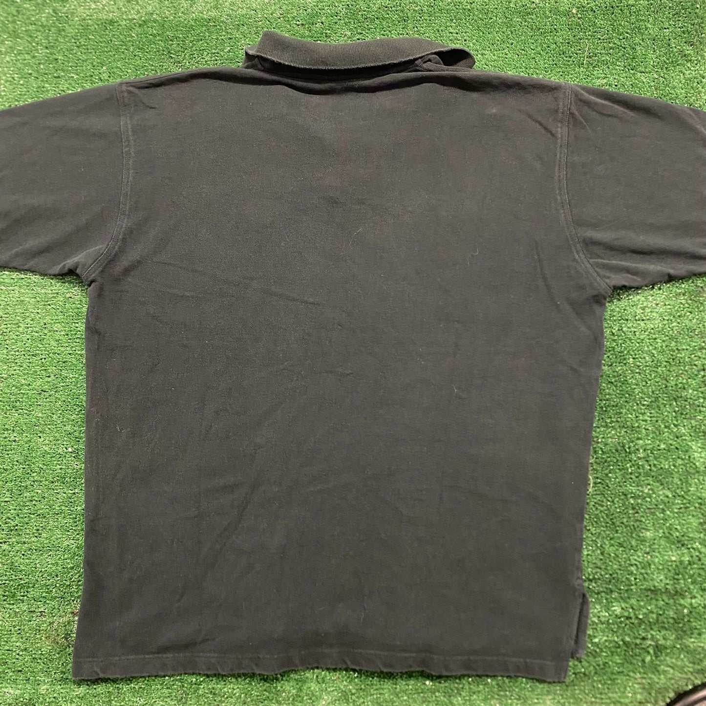 Vintage NASCAR Dale Earnhardt Embroidered Black Polo Shirt