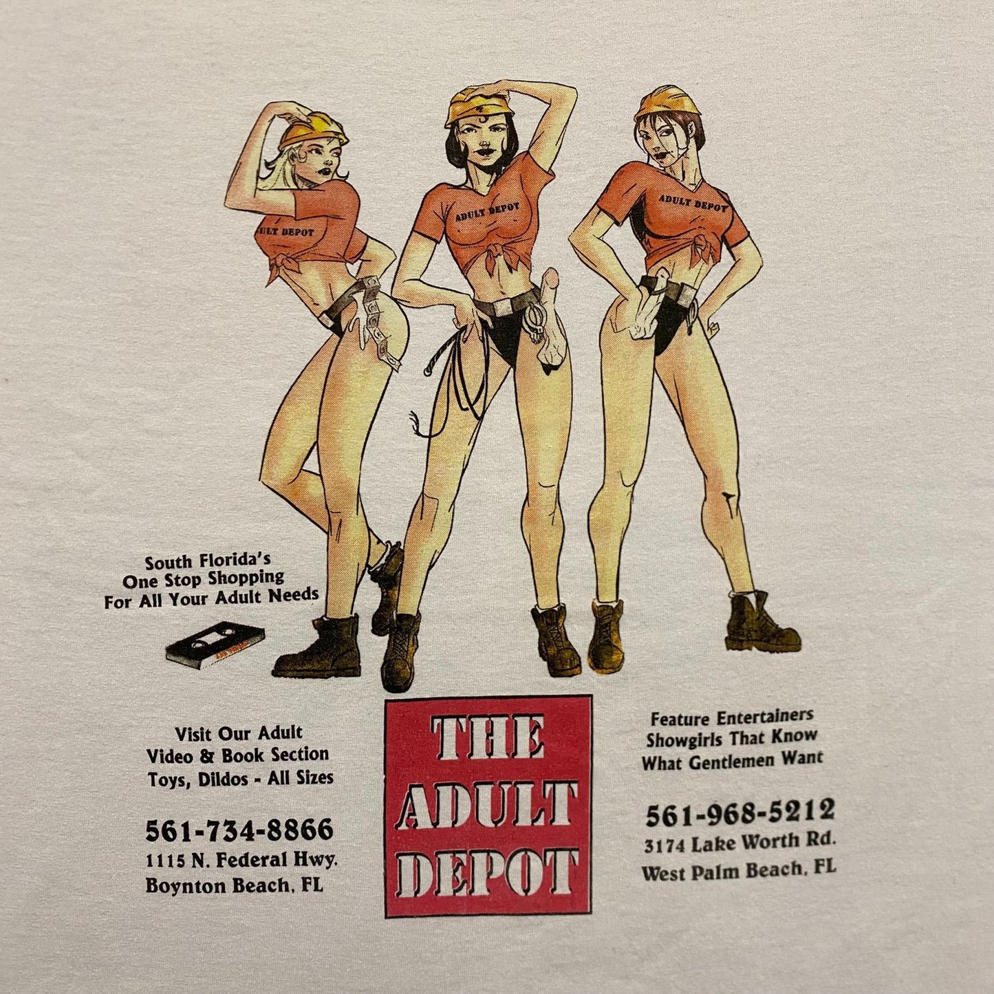 XXX Adult Sex Toys Vintage 90s Vulgar T-Shirt