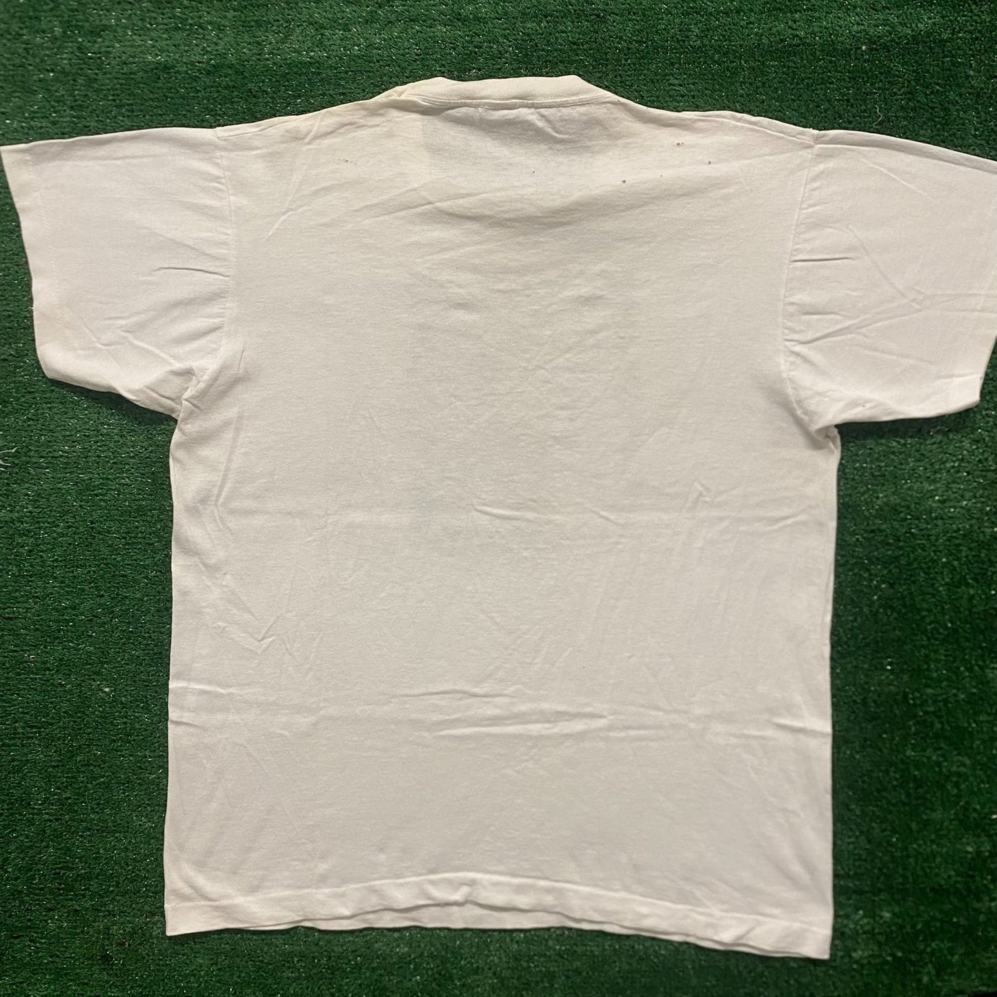 Vintage 90s Funny Santa Claus Shirt Farmer Single Stitch Tee