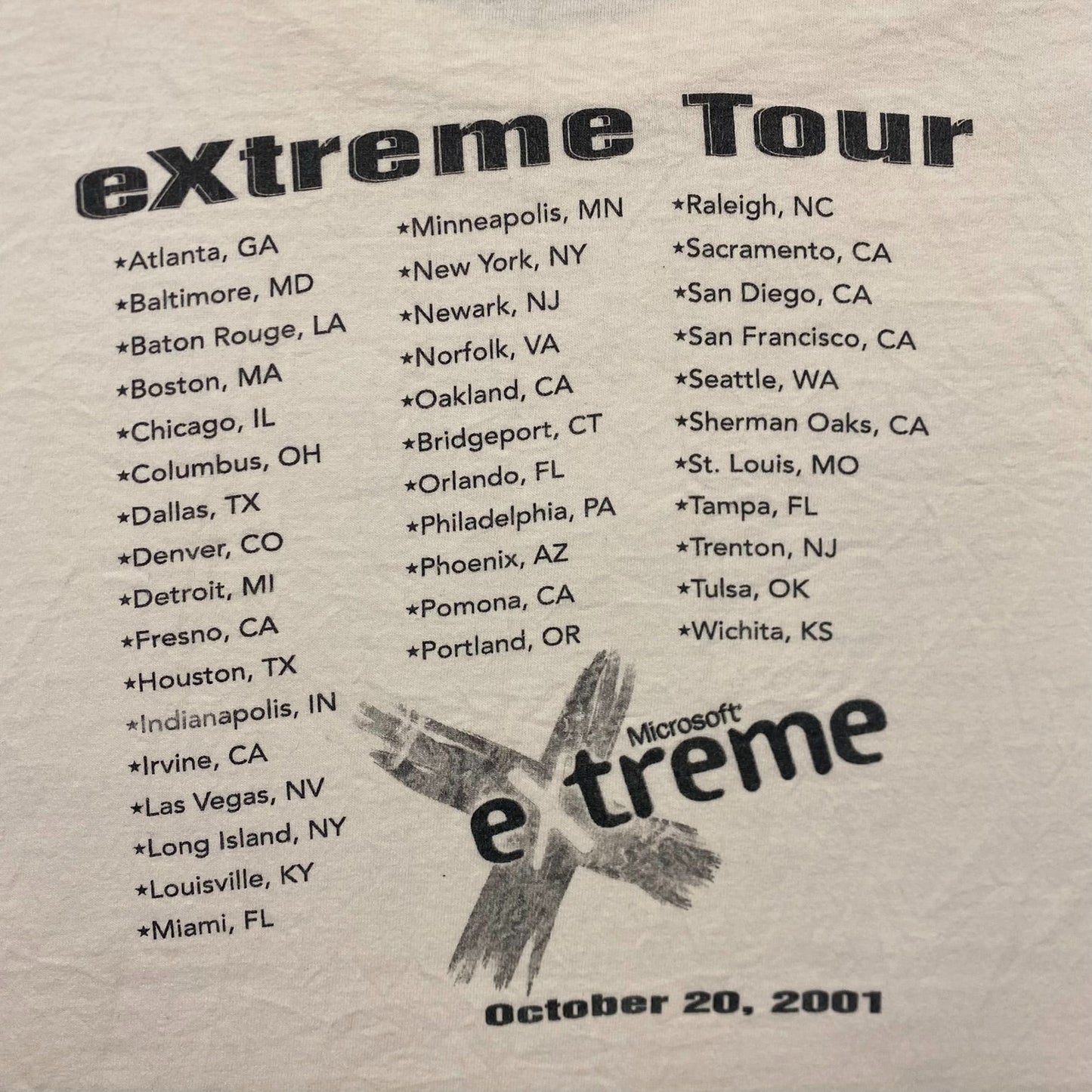 Vintage Y2K Microsoft Windows XP Computer Tech Baggy Tee