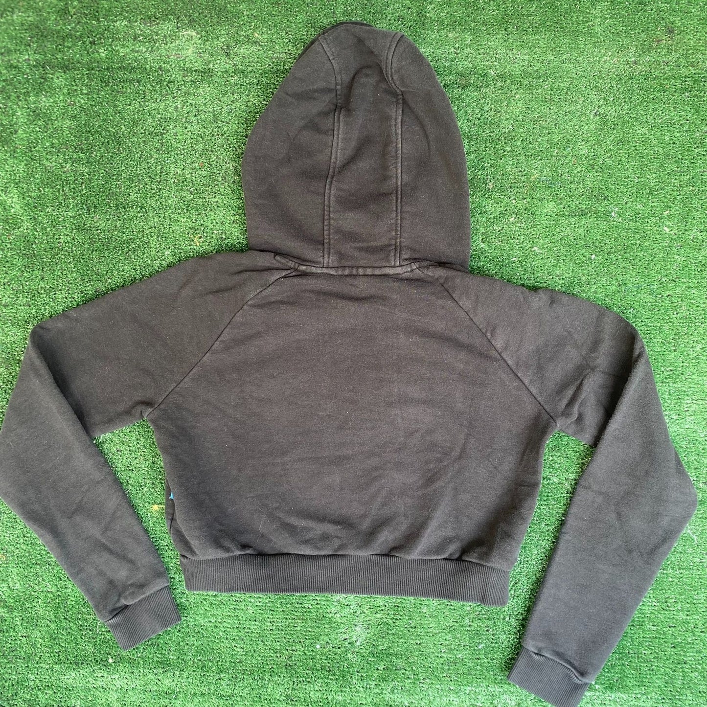 Vintage Y2K Adidas Logo Hoodie Crop Top Trefoil Sweatshirt