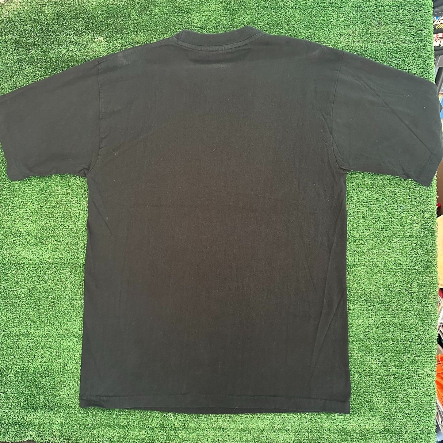 Vintage Y2K Drinking Problem Ironic T-Shirt Black L Grunge Punk Sarcasm Quote