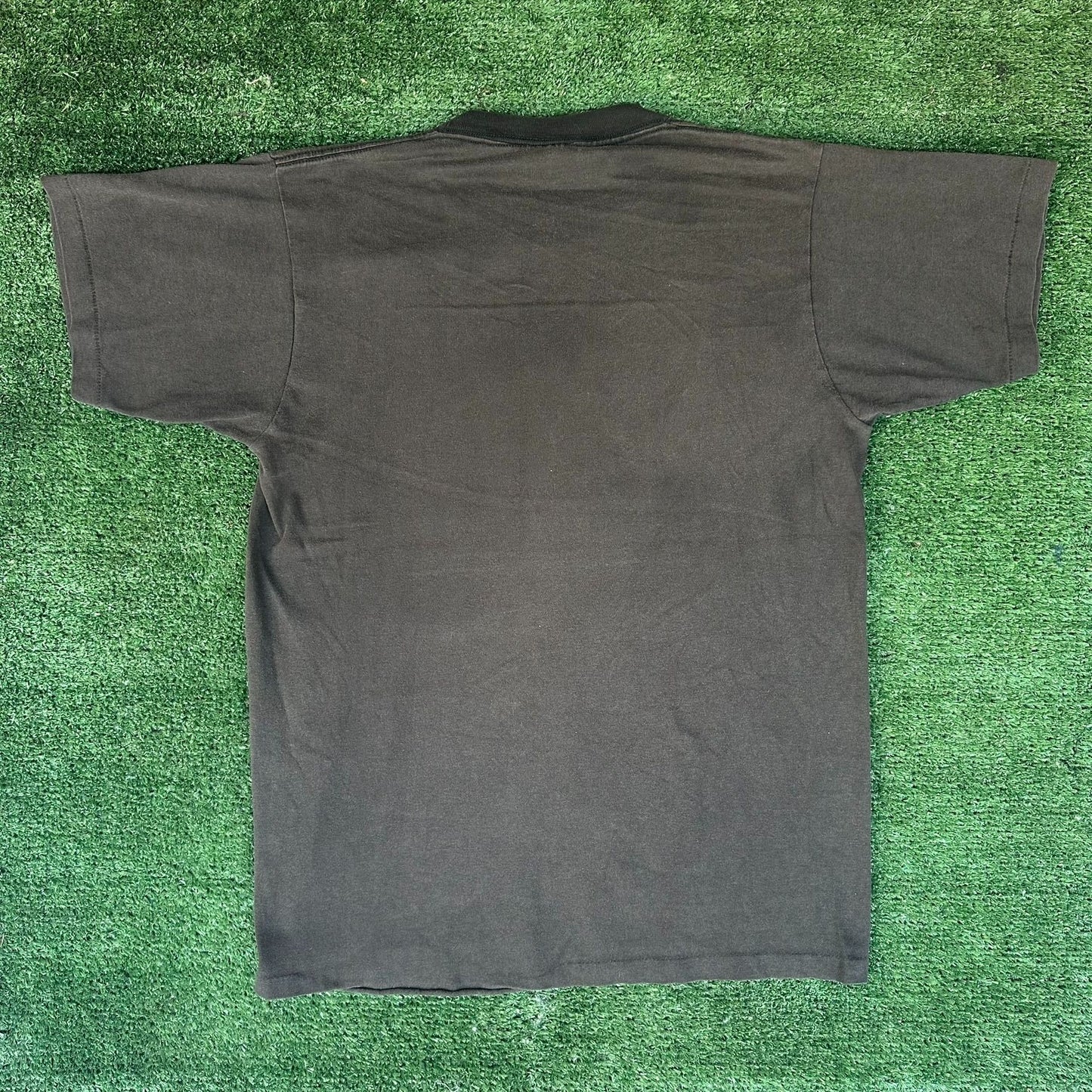 Vintage 80s San Juan Puerto Rico T-Shirt Black Single Stitch Tropical Neon Surf
