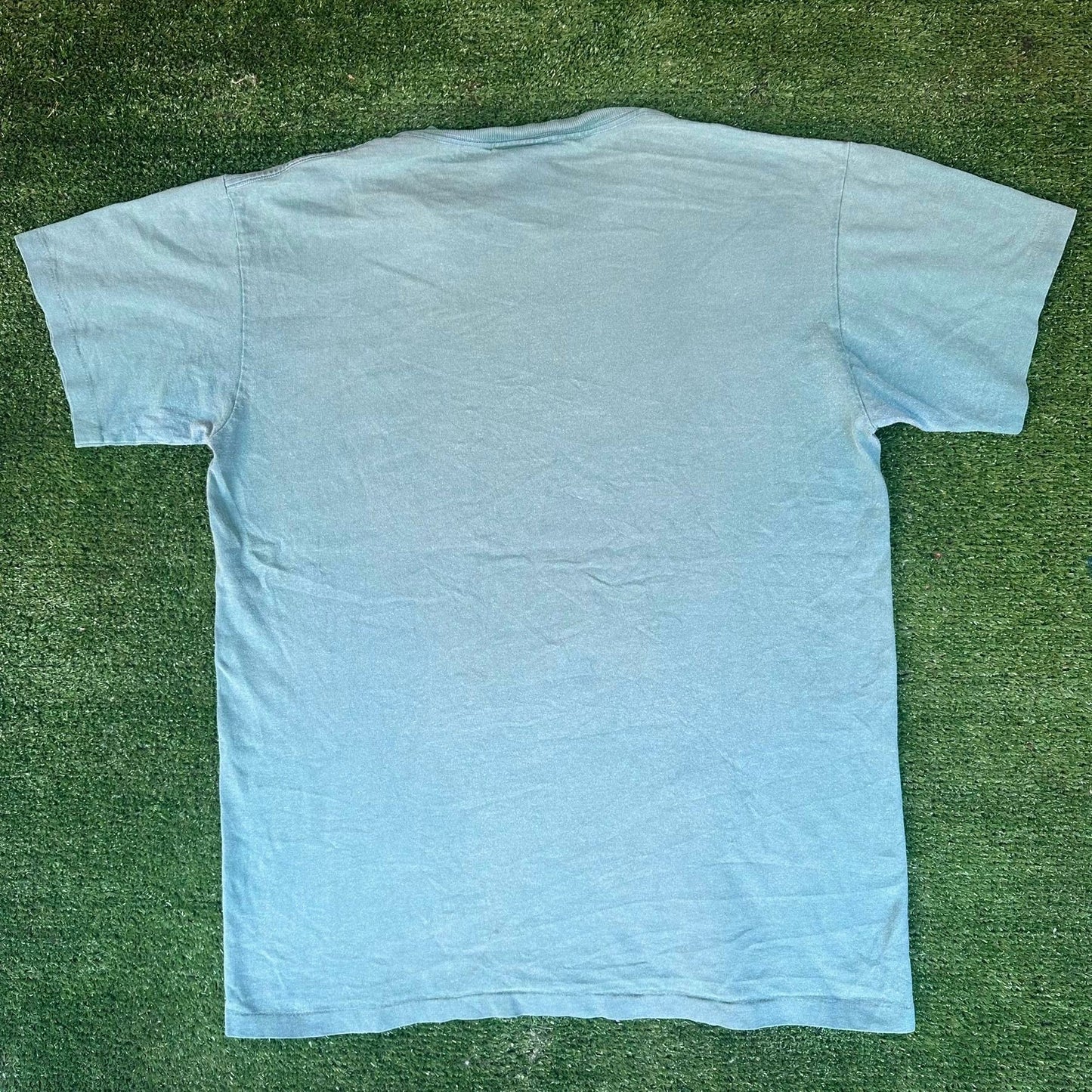 Vintage 90s Cape Cod Fish T-Shirt Blue M Single Stitch Coastal Preppy Gorpcore