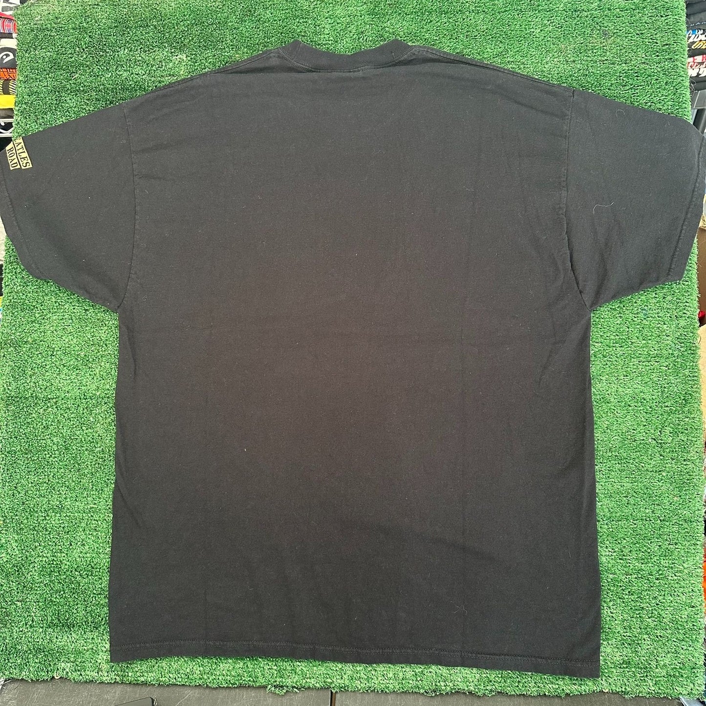 Vintage Y2K The Beatles Abbey Road T-Shirt Black XXL Retro Rock Album Cover