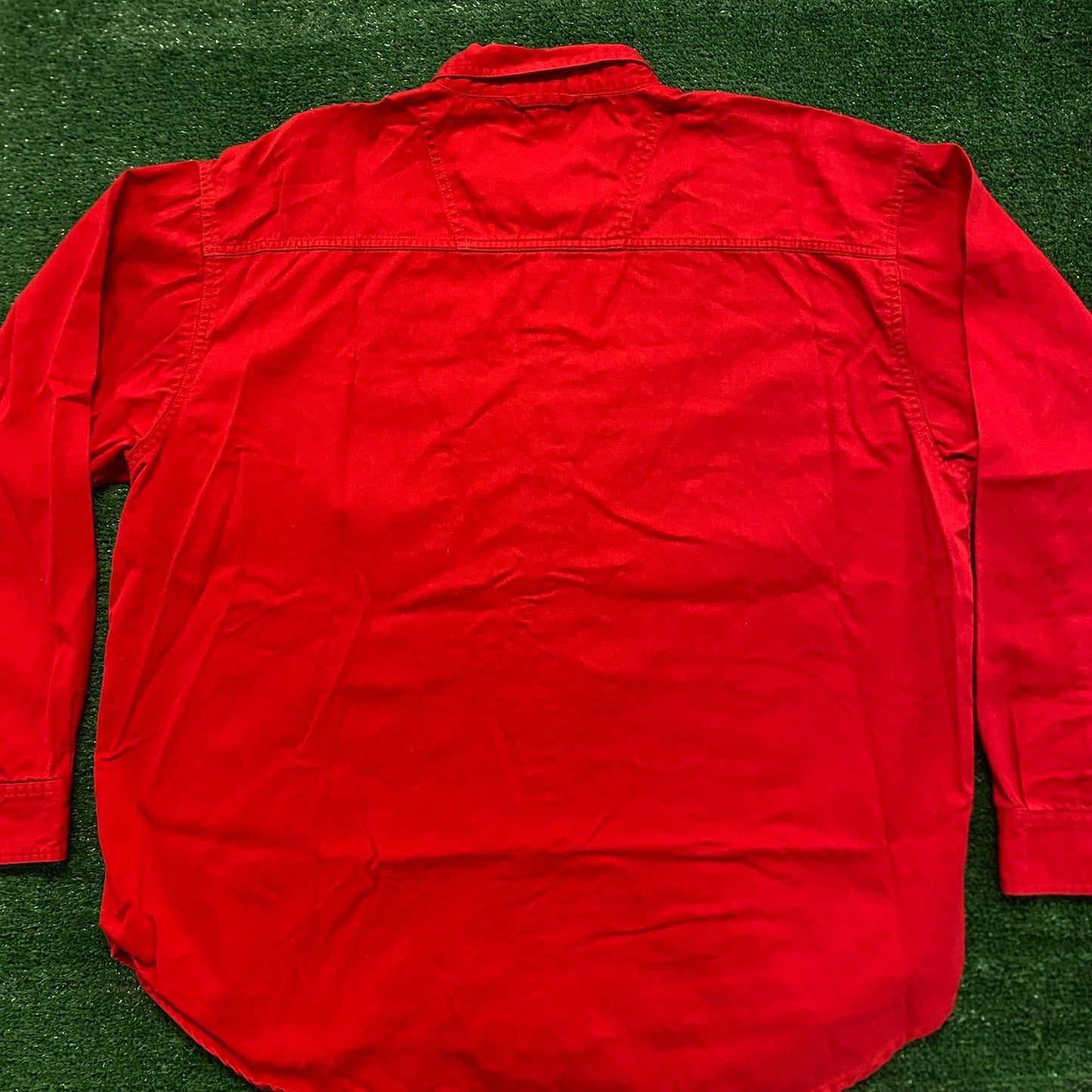 Arctic Cat Racing Flames Vintage Button Up Shirt