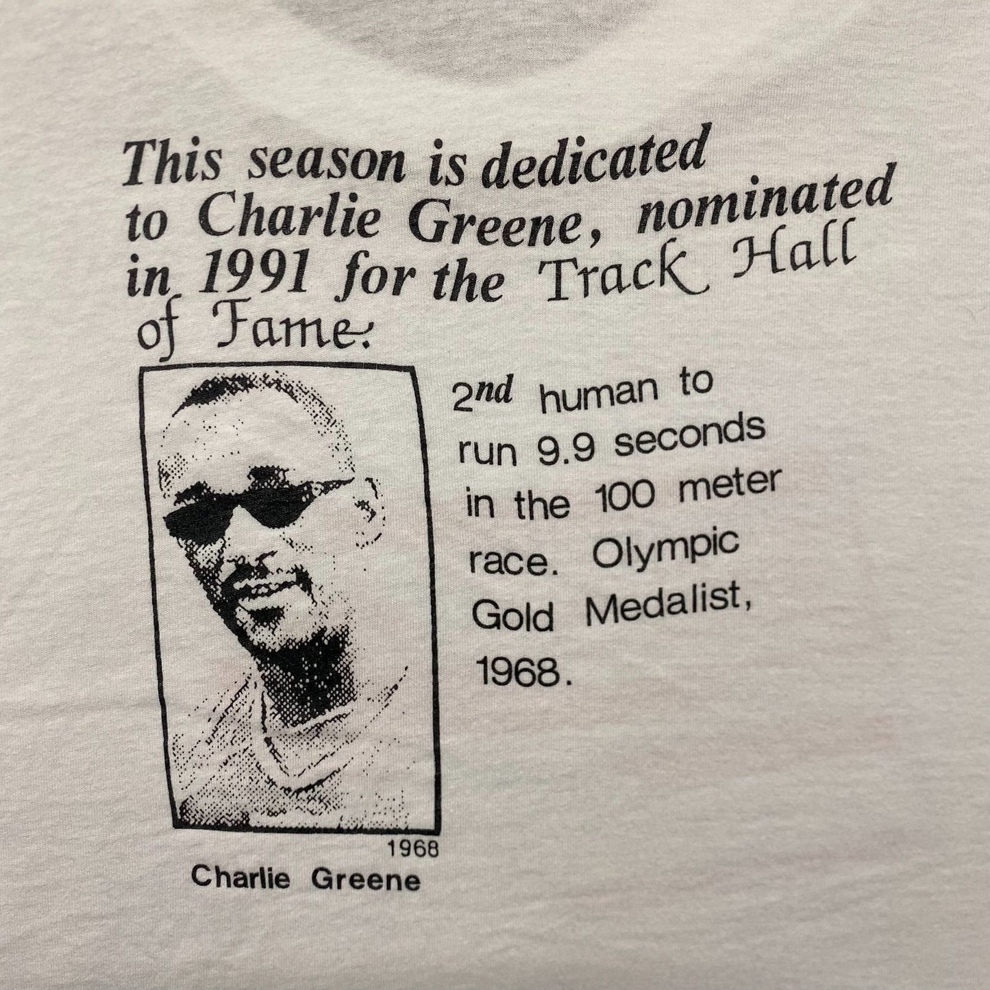 Vintage 90s Track and Field Running Single Stitch Sports Tee