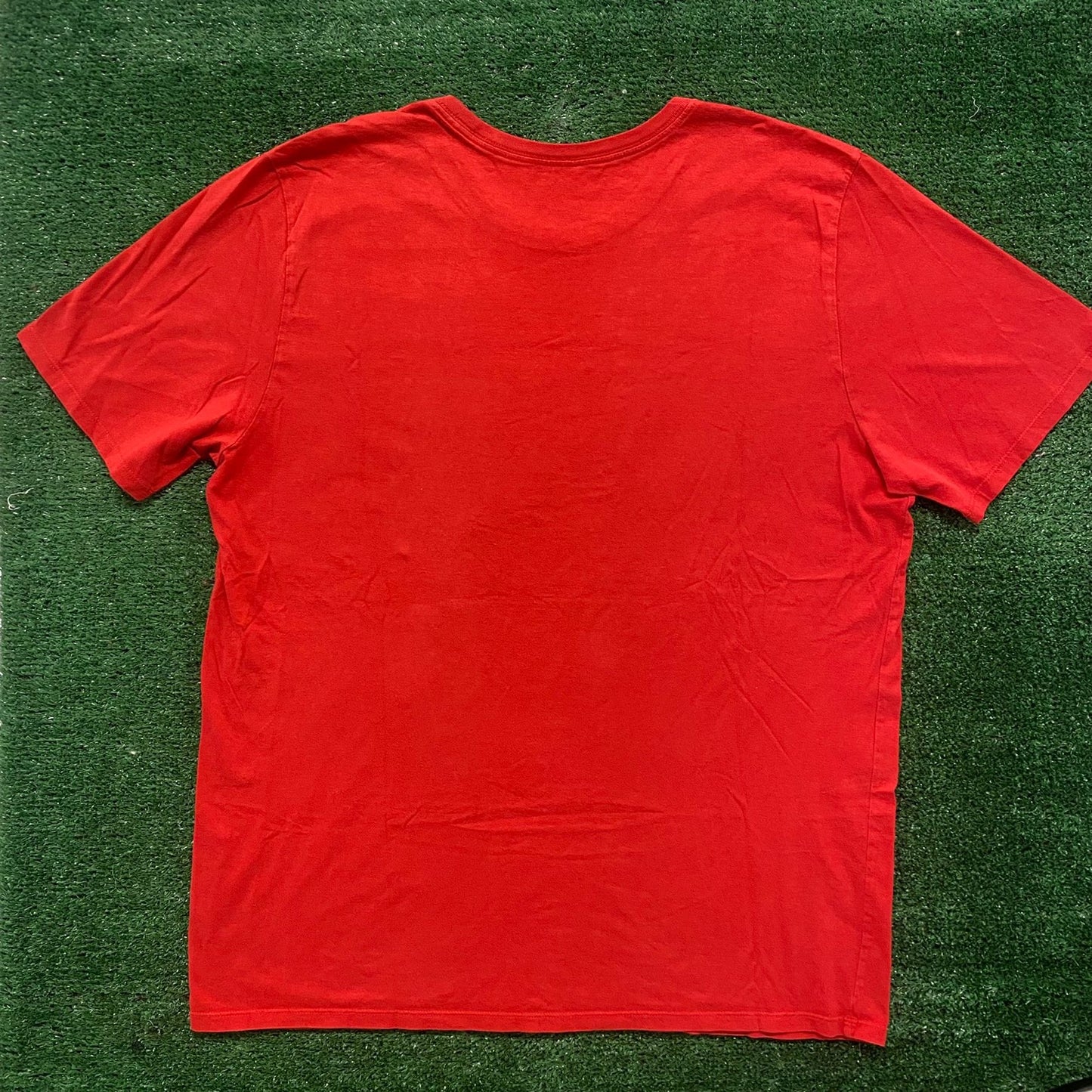 Vintage Y2K Nike Floral Shirt Red Flower Logo Surf Skater Tee