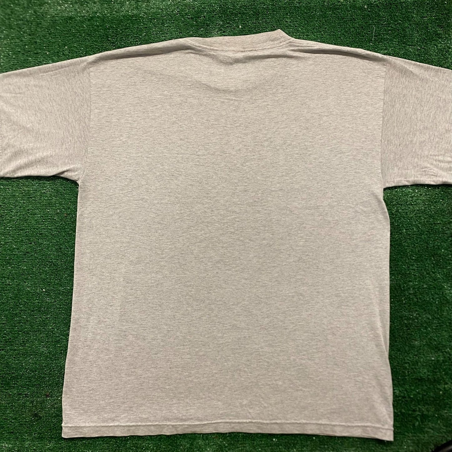 Vintage 90s Husky Sled Dog Racing Nature Animal Art Tee