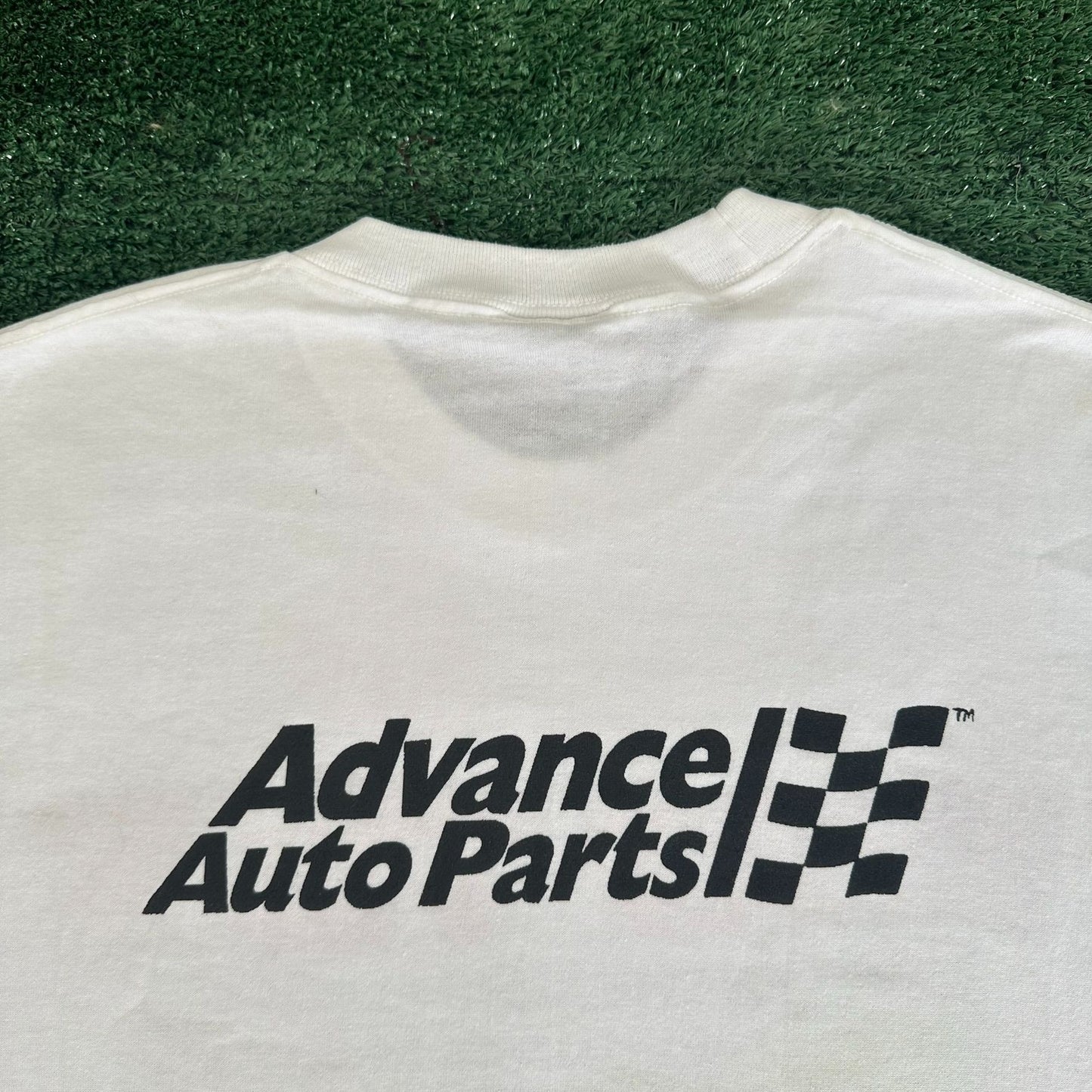 Vintage Y2K Moonshine Rod Run Car Show T-Shirt White M Retro Classic Hot Rod