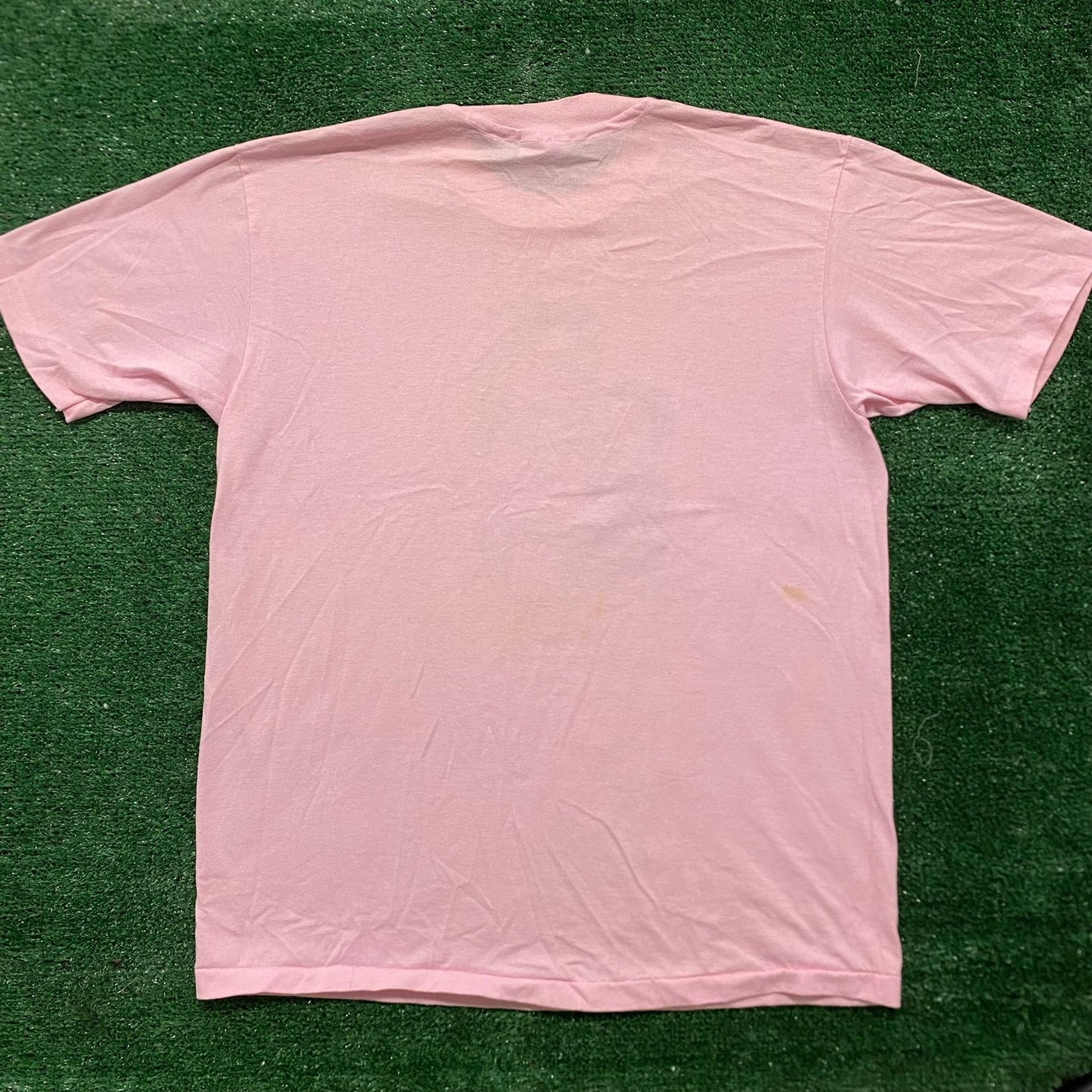 Vintage 80s Horse Riding Comic Sketch Art Single Stitch Tee