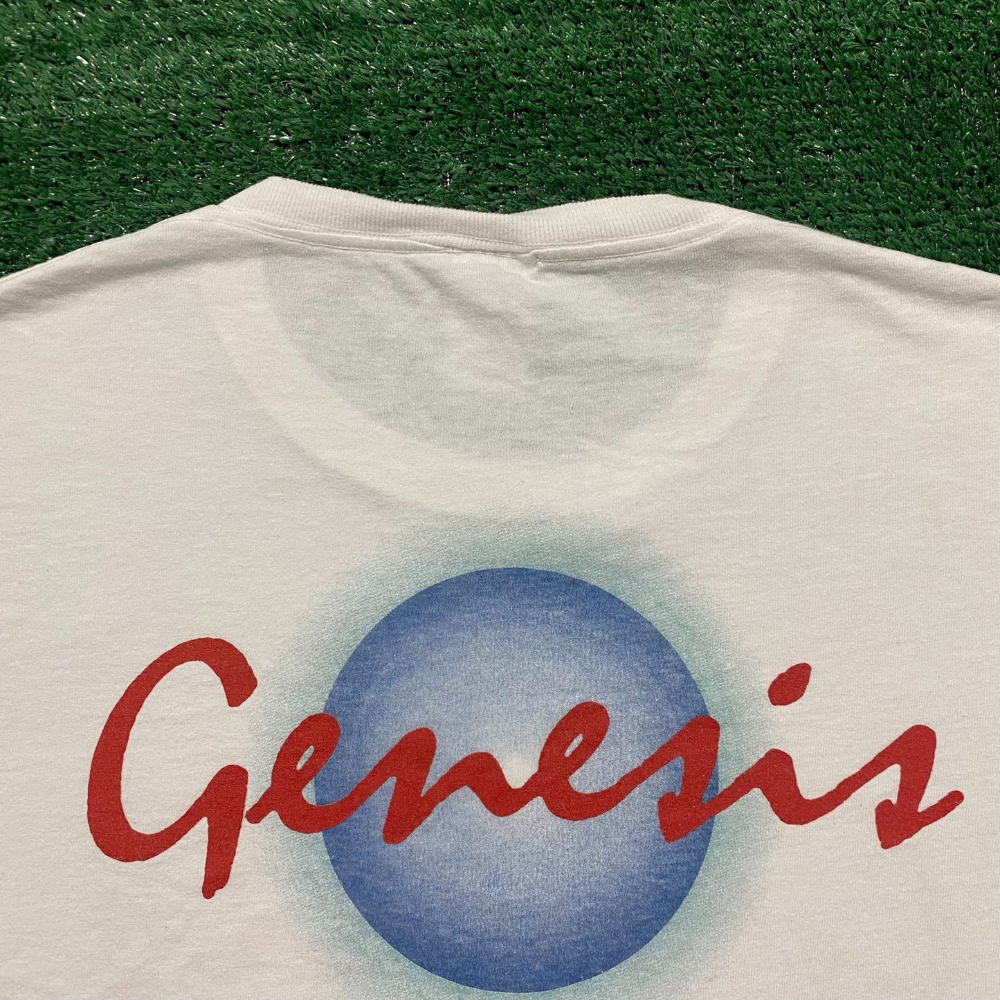 Vintage Y2K Genesis Logo Baggy Essential Rock Band Tee