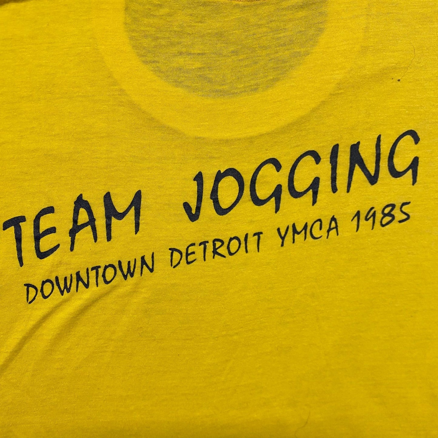 Vintage 80s YMCA Detroit Jogging Essential Single Stitch Tee