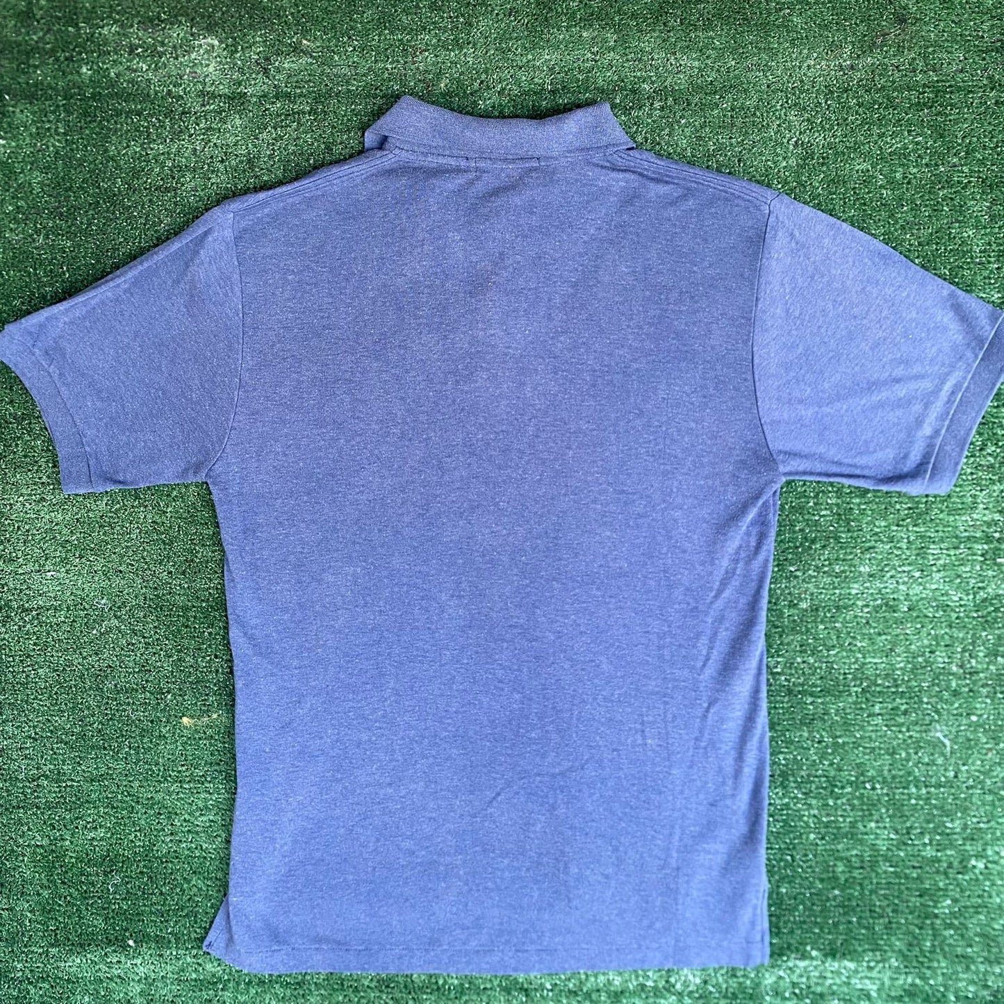 Vintage 80s Christian Dior Polo Blue Logo Mongram Shirt